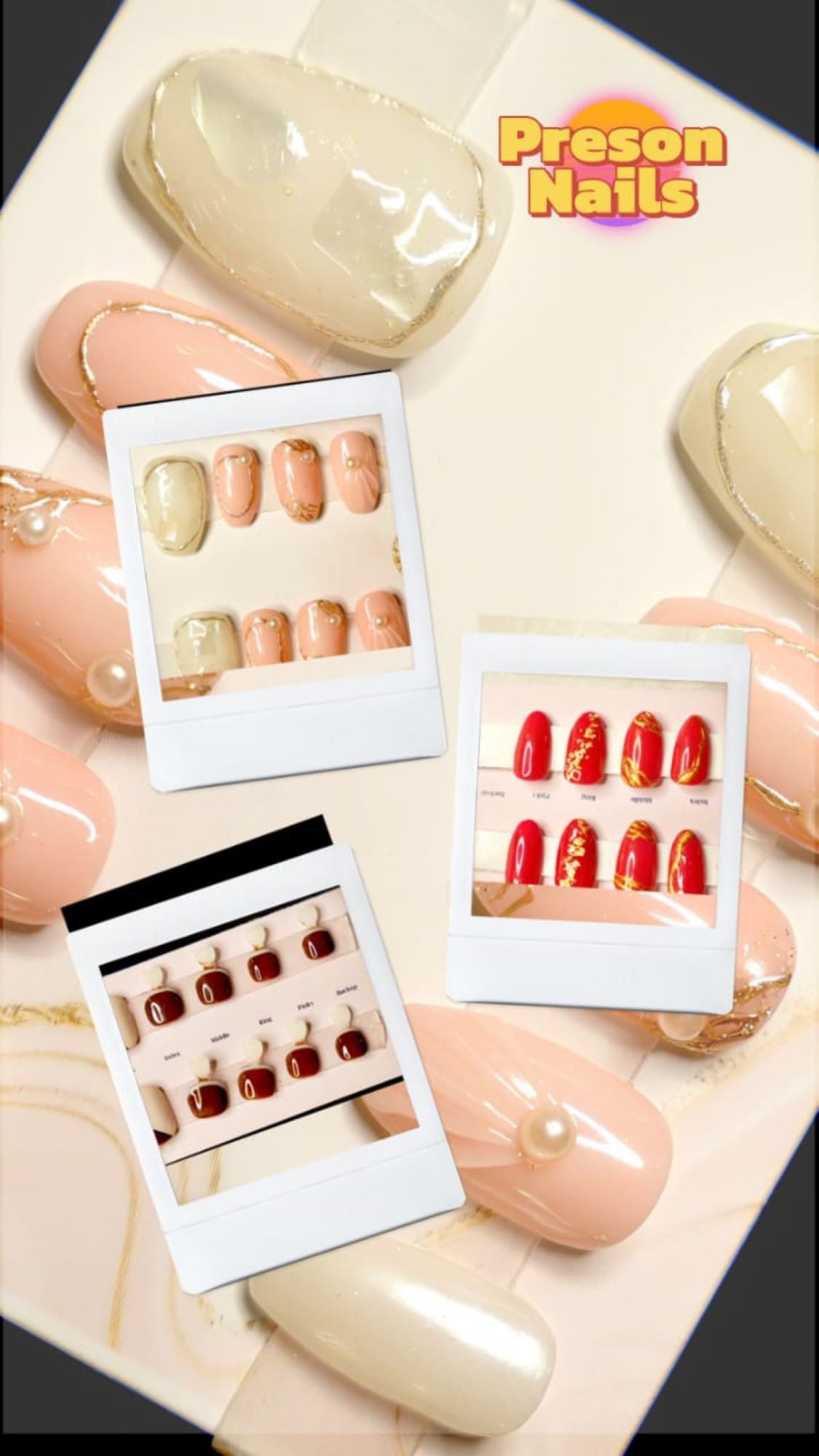 Designer Hands & Toe Press on Nails