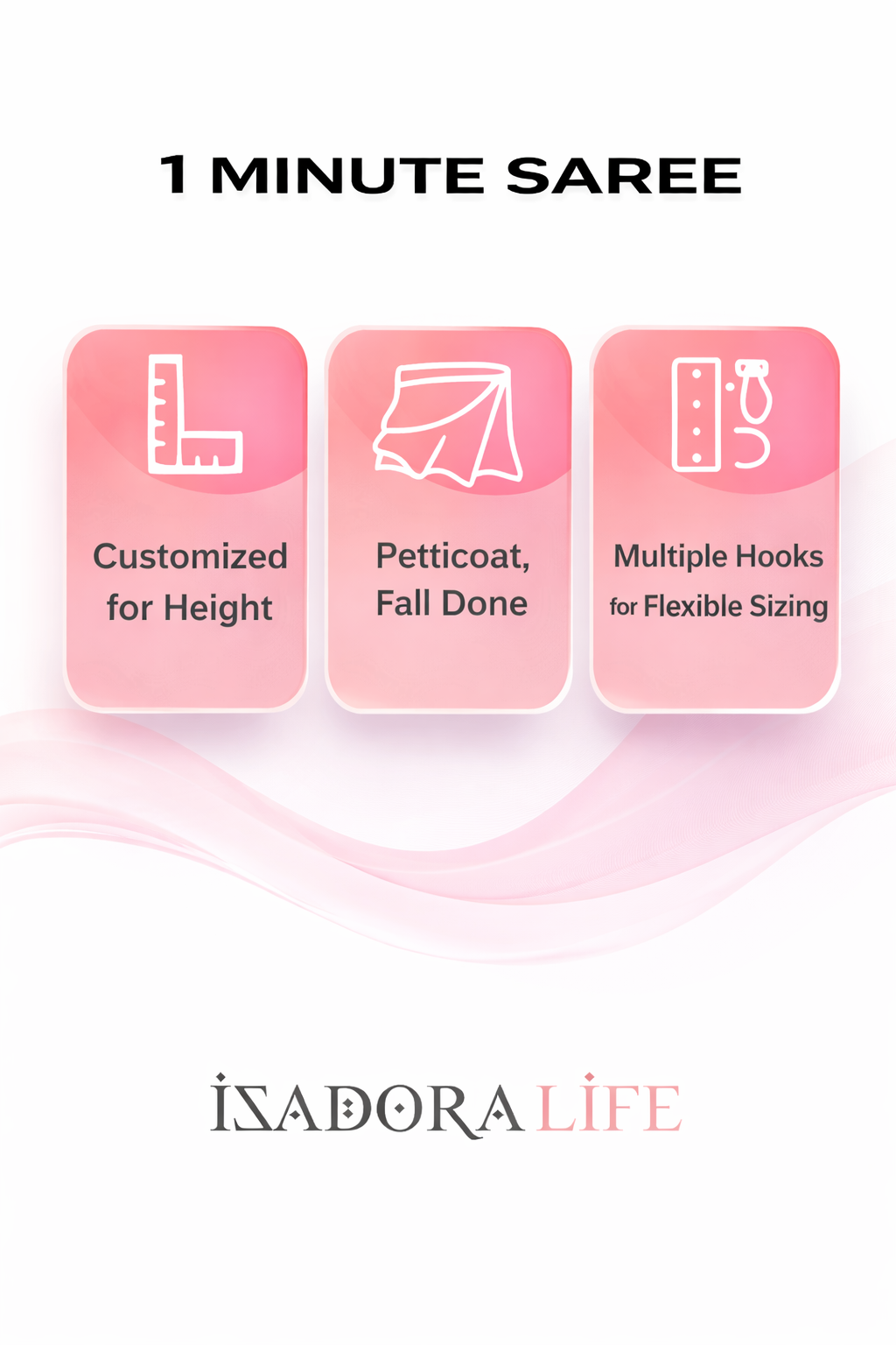 1 Minute Saree : Pre-stitch your Saree