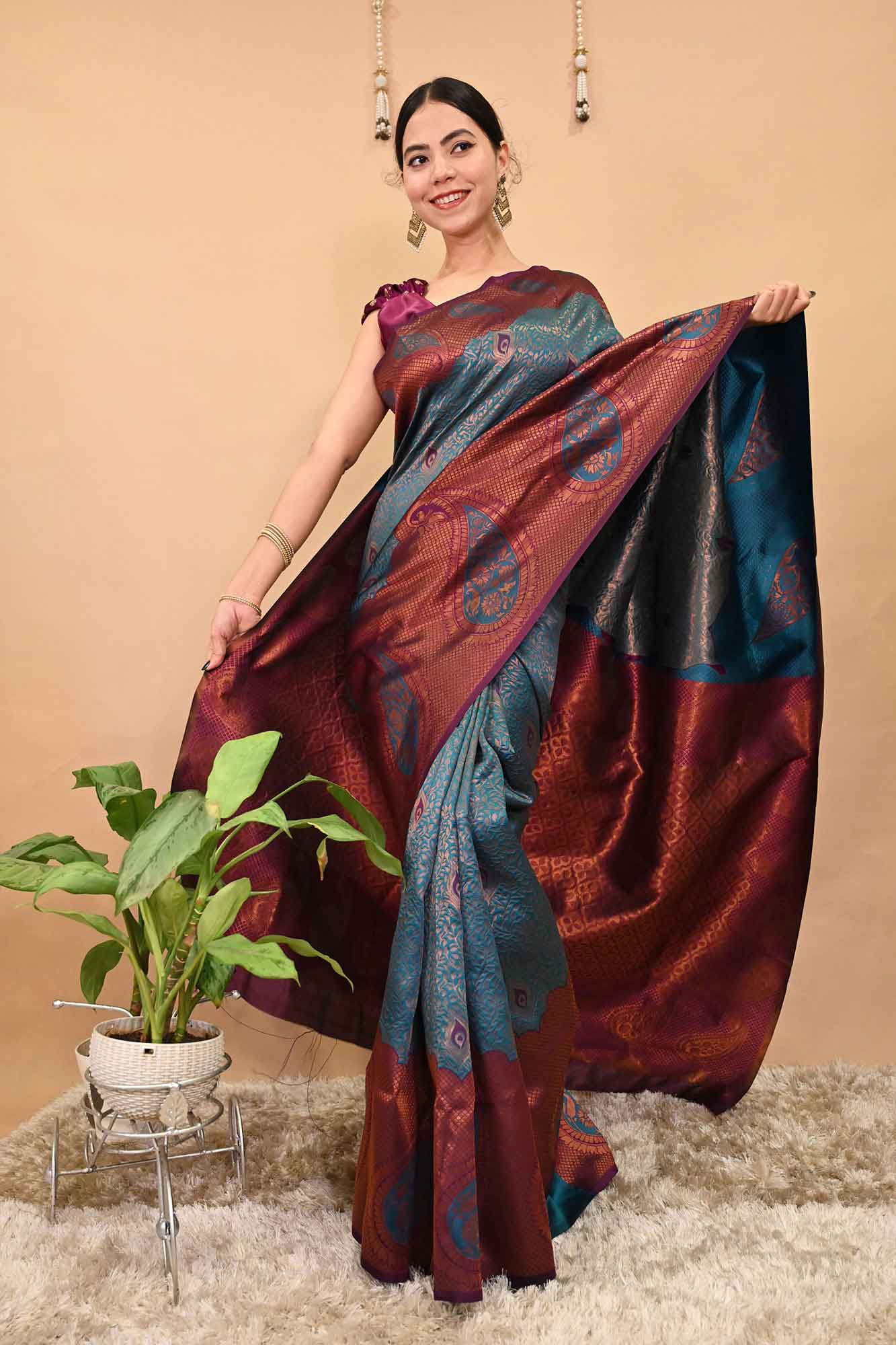 Ready to Wear One Minute Sarees Prestitched Sarees customised Plus Size