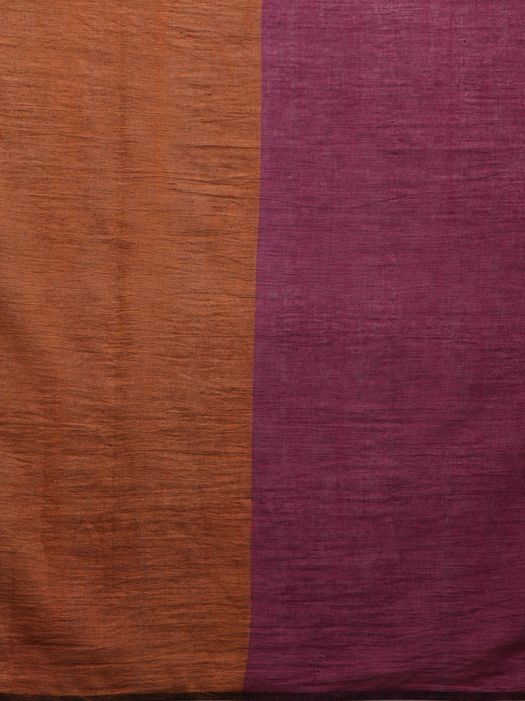 Colour block Cotton Saree with pompoms | Shobitam