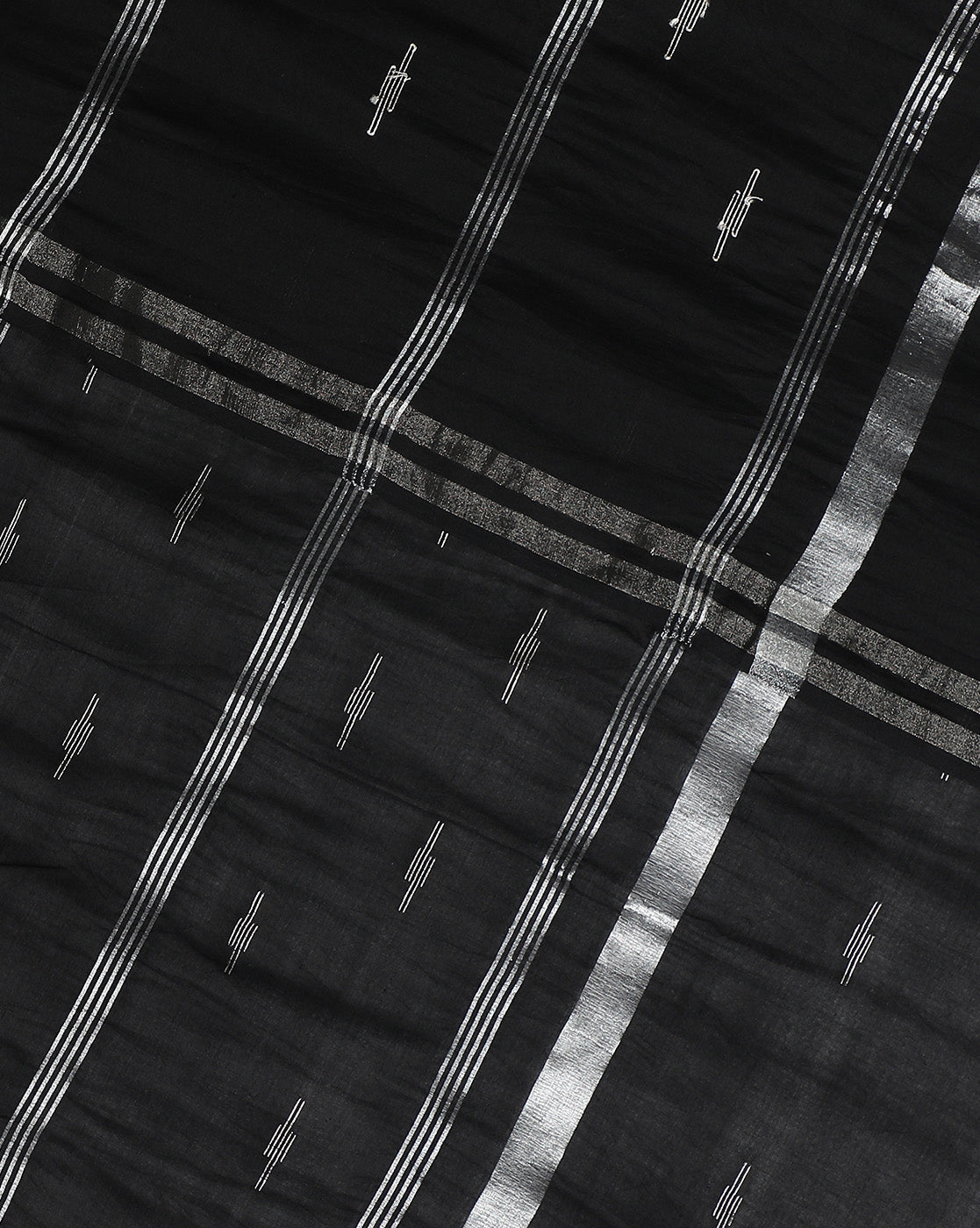 Handloom Jamdani Cotton Saree Without Blouse Piece | Shobitam