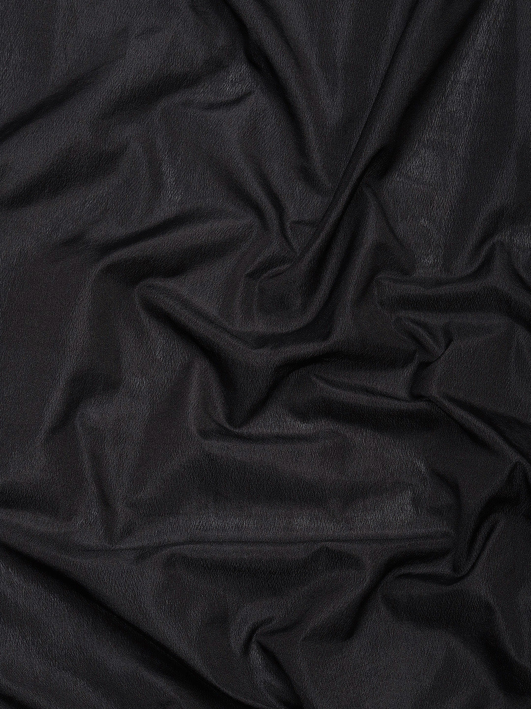 Black ArtSilk Kantha Saree with Blouse piece | SHOBITAM