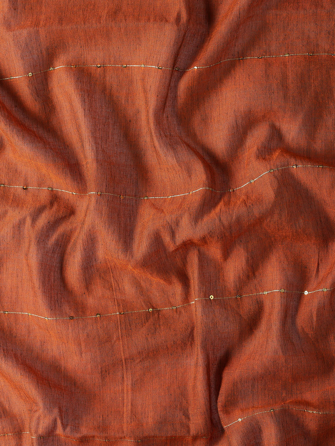 Pure Cotton Handloom Sequins Saree