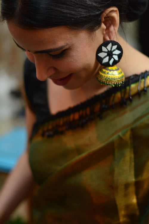 Naaz - Designer Handwoven Tissue Silk Saree | SILK MARK CERTIFIED | Shobitam