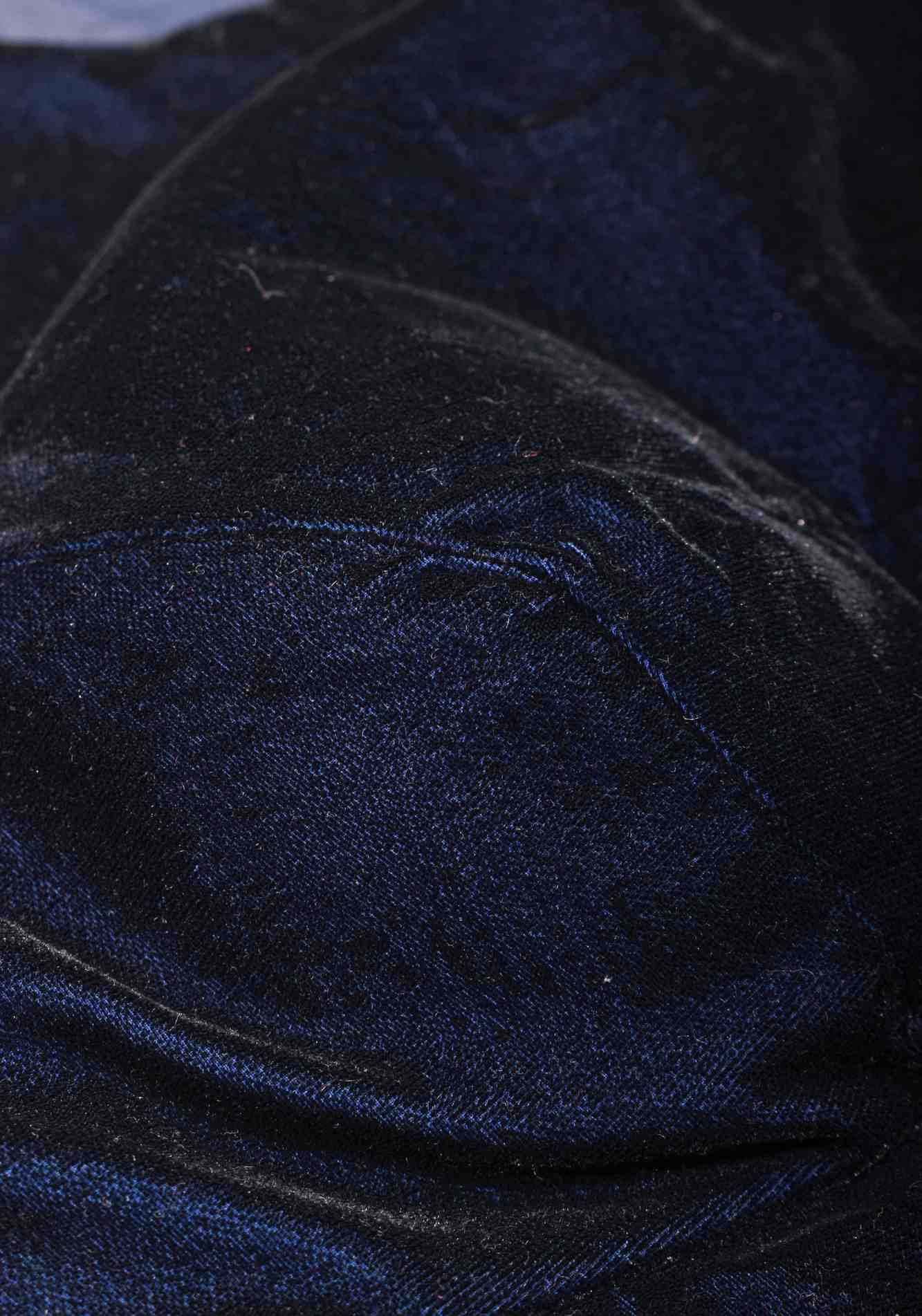 Size 32 : Regal Velvet and Banarasi multihue Sleeves Blouse