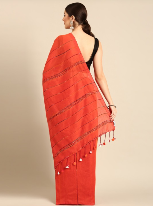 Pure Cotton Saree with Blouse piece