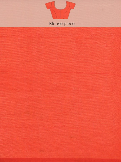 Pure Cotton Saree with Blouse piece