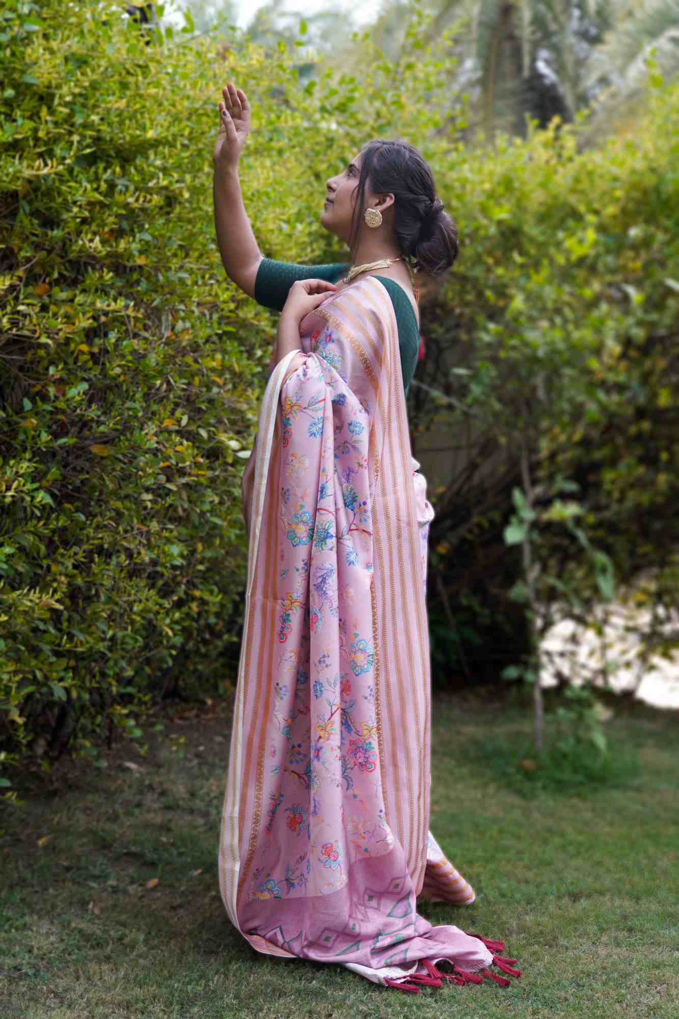 Ready to Wear One Minute Sarees Prestitched Sarees customised Plus Size