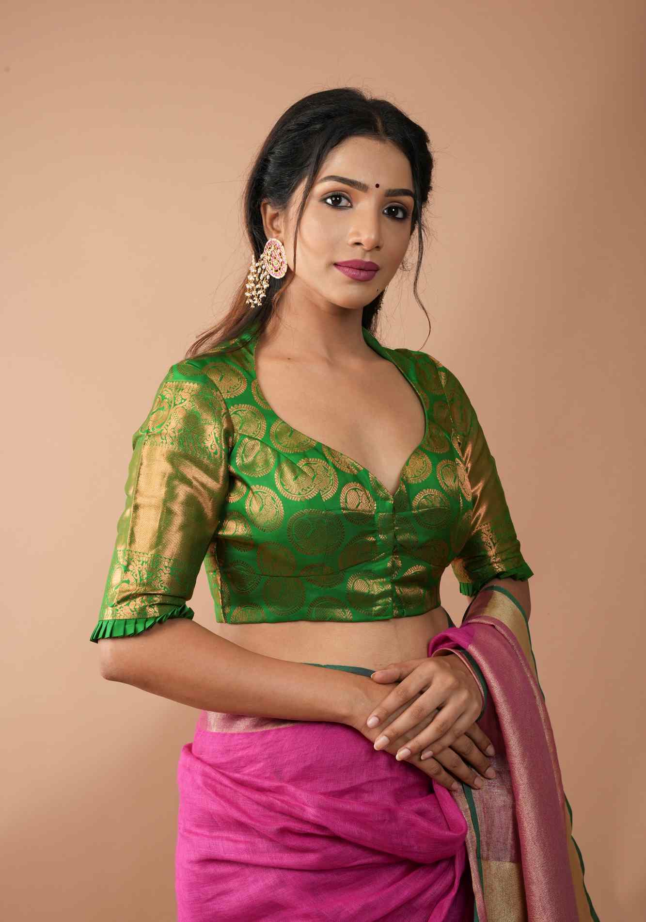 Ready to Wear One Minute Sarees Prestitched Sarees customised Plus Size