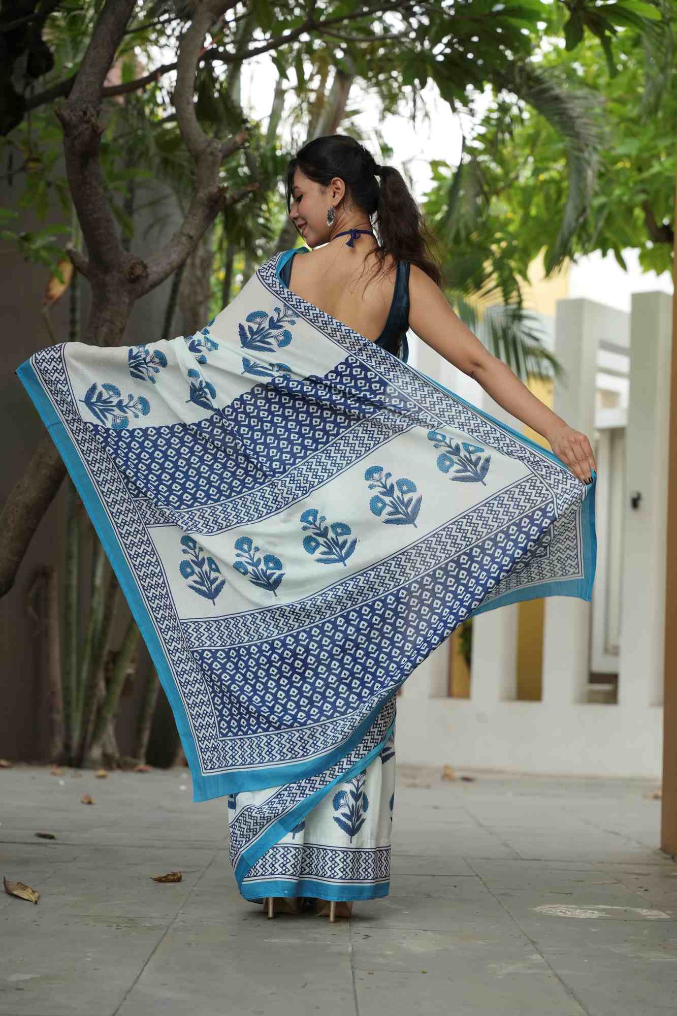 Pure Mulmul Ready to Wear Saree