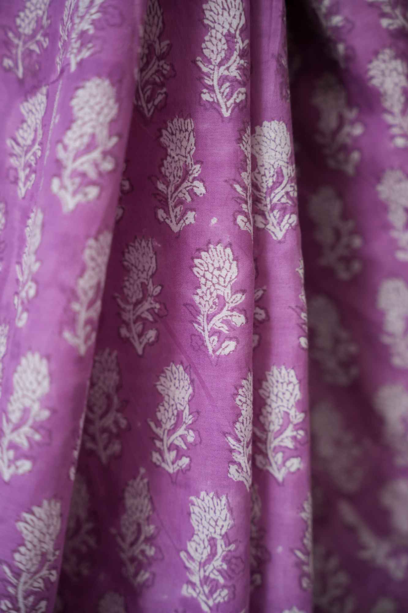 Jaipuri Sanganeri vegetable dyed mulmul ready to wear saree