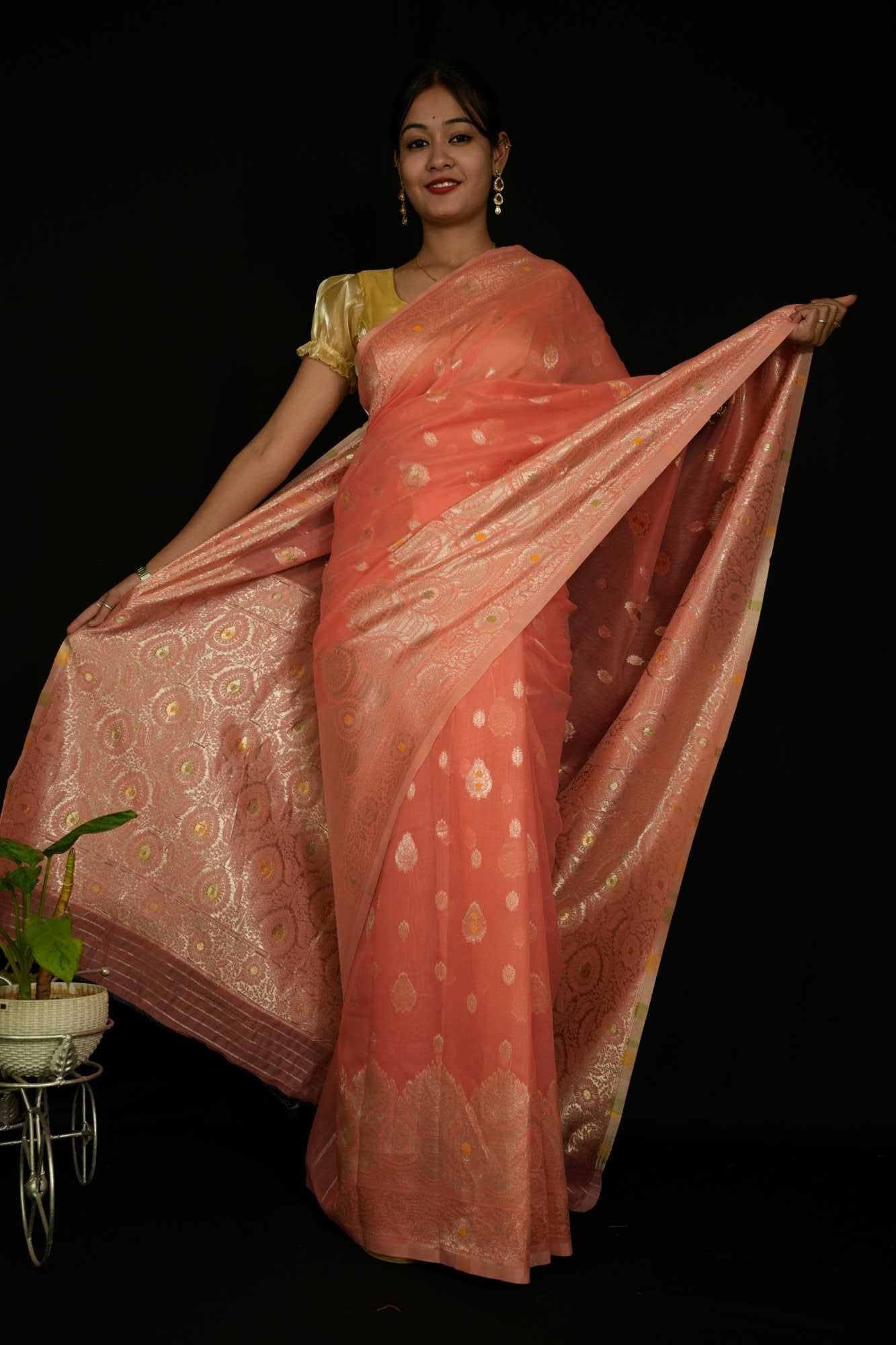 Ready to Wear One Minute Sarees Prestitched Sarees customised Plus Size
