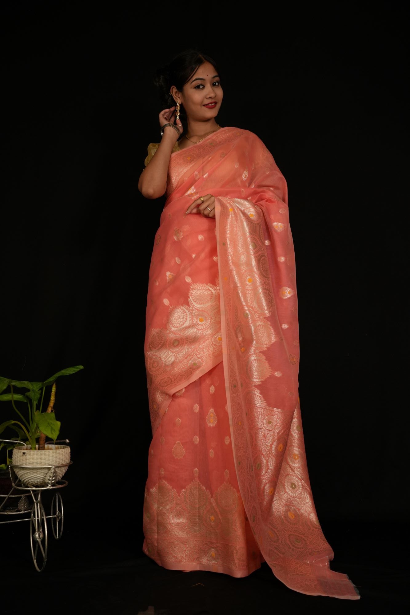 Ready to Wear One Minute Sarees Prestitched Sarees customised Plus Size
