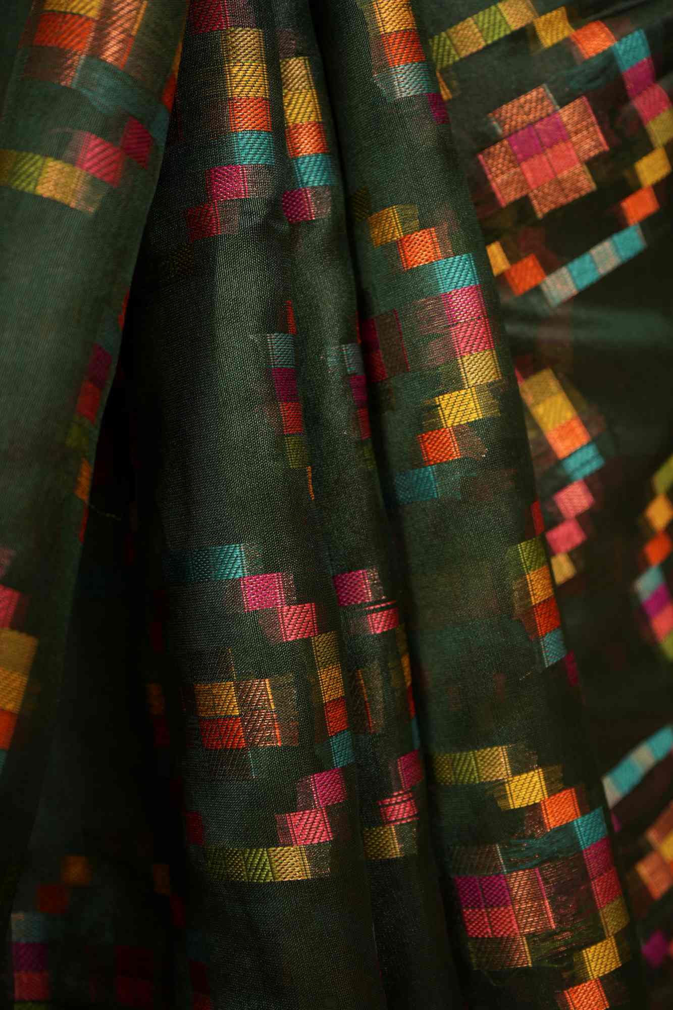 Patola woven predraped ready to wear saree