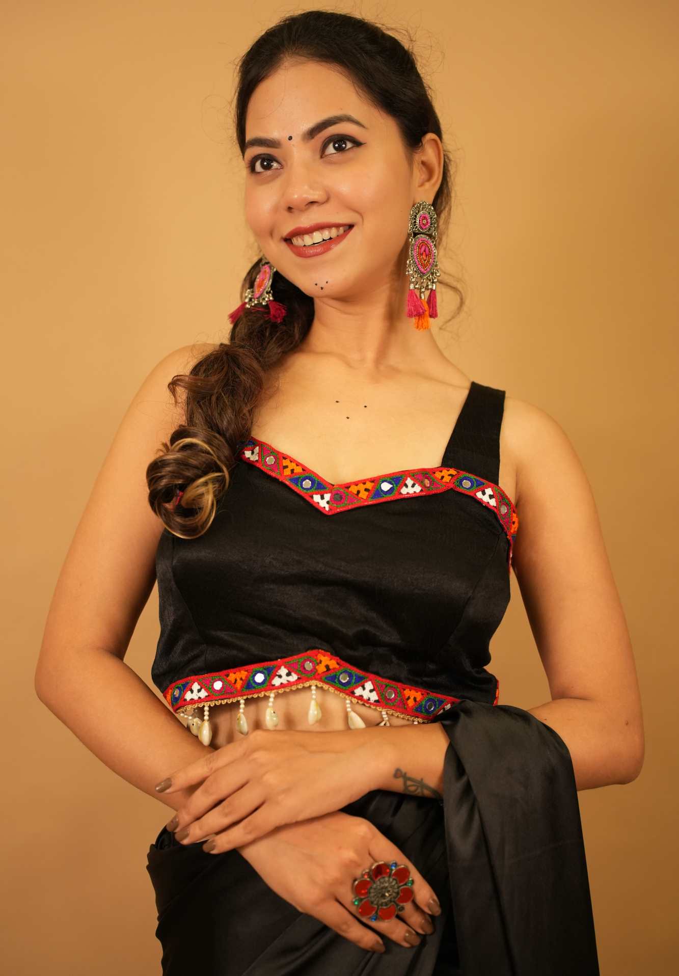 Ready to Wear One Minute Sarees Prestitched Sarees customised Plus Size