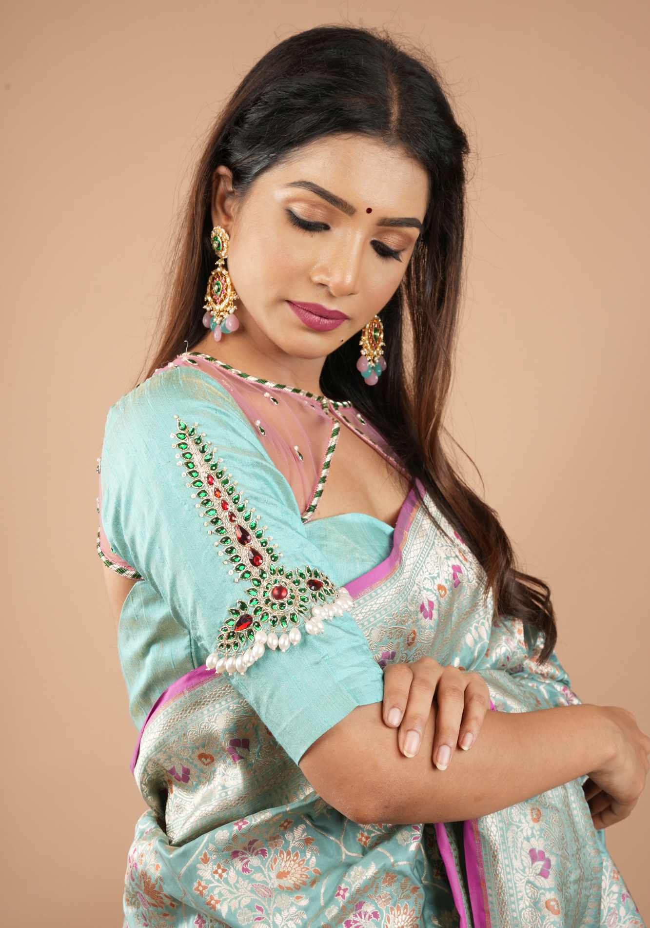 Ready to Wear One Minute Sarees Prestitched Sarees customised Plus Size