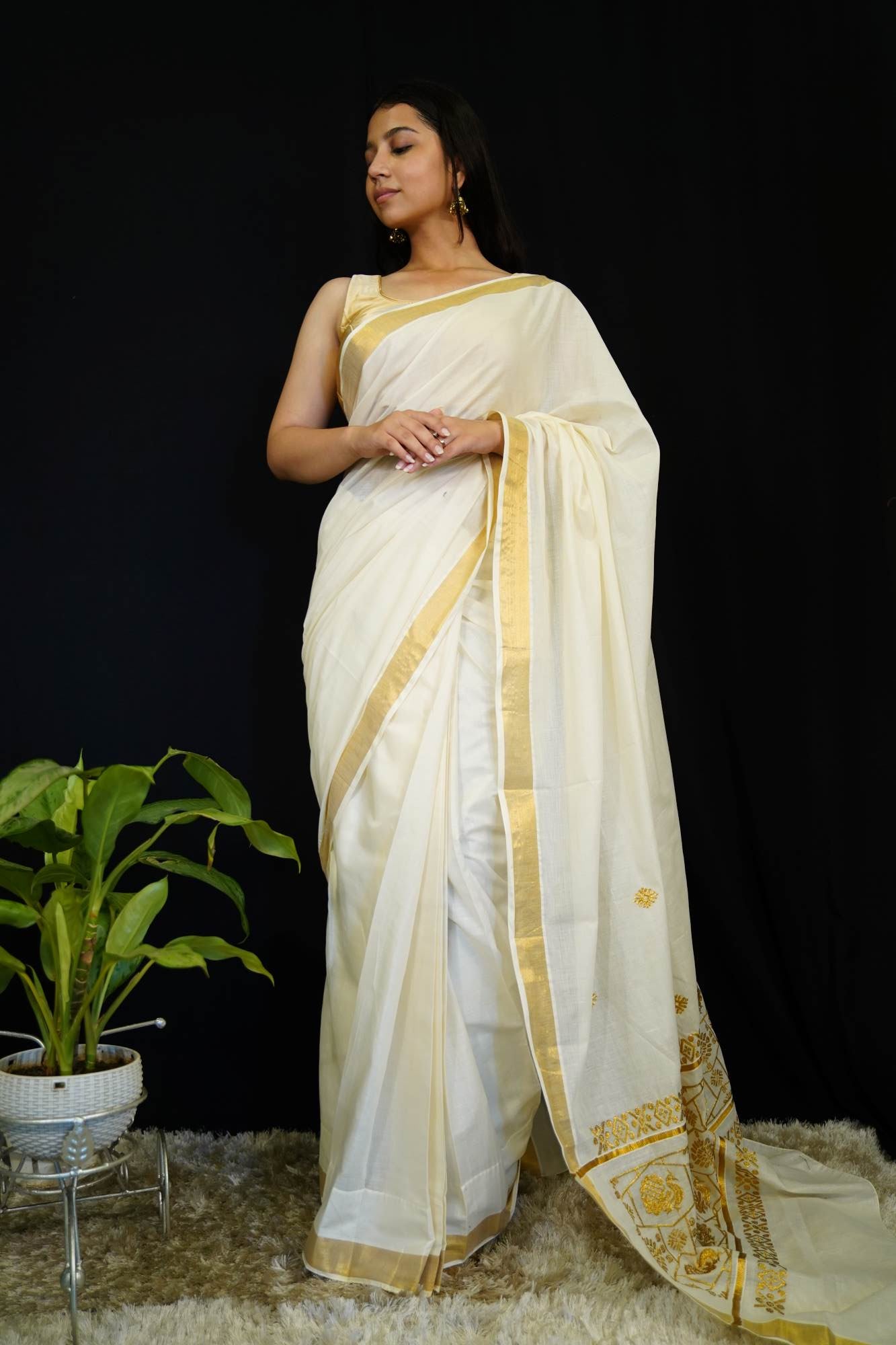 Ready to Wear One Minute Sarees Prestitched Sarees customised Plus Size