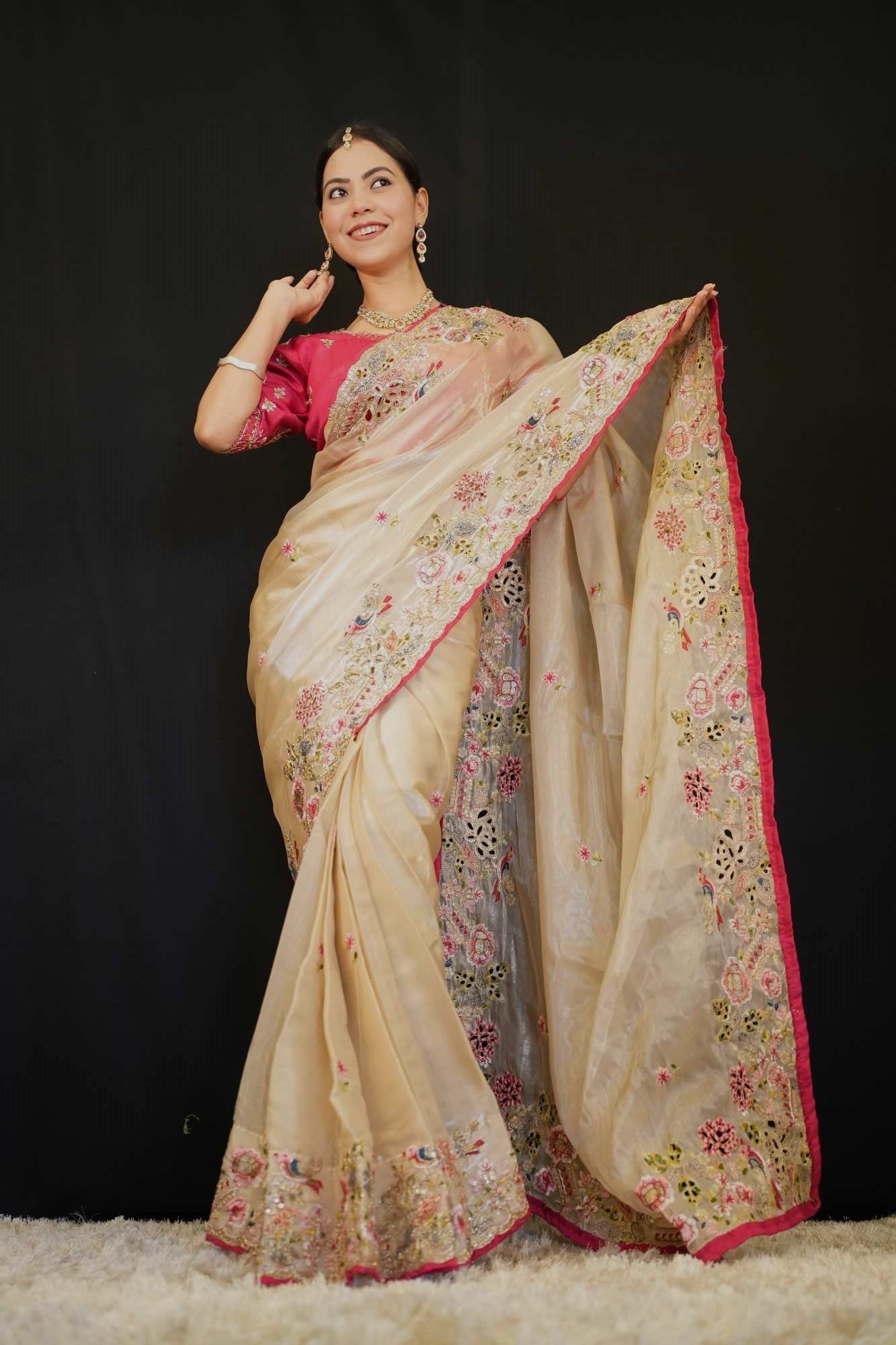 Ready to Wear One Minute Sarees Prestitched Sarees customised Plus Size