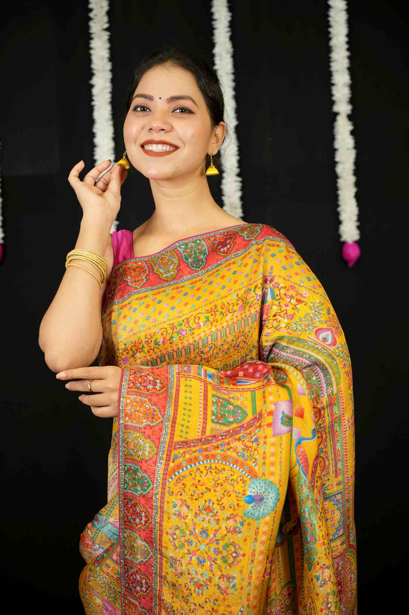 Silk Heritage with Mughal Darbar Weave, Intricate Motifs & Grand Pallu Ready To Wear Saree