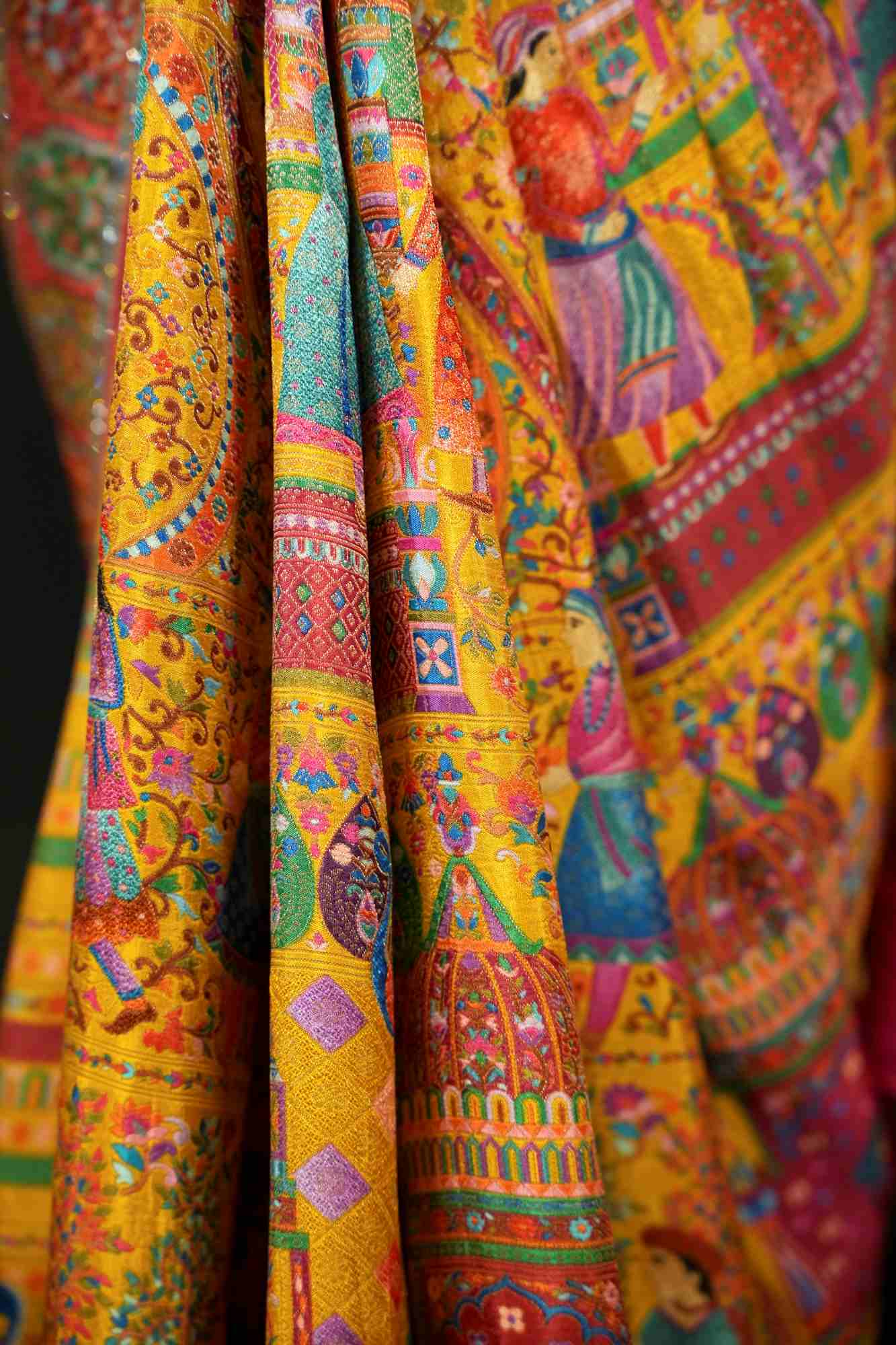 Silk Heritage with Mughal Darbar Weave, Intricate Motifs & Grand Pallu Ready To Wear Saree