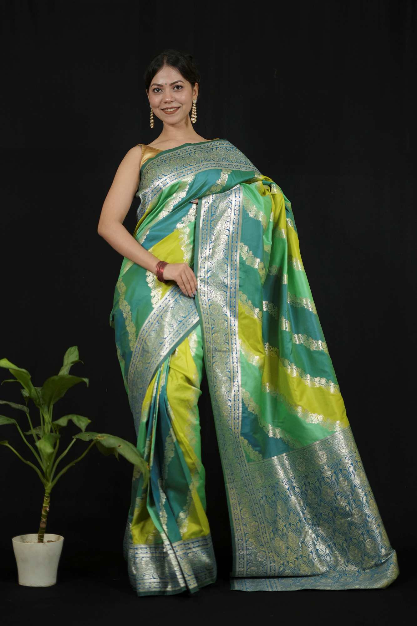 Banarasi ready to wear saree