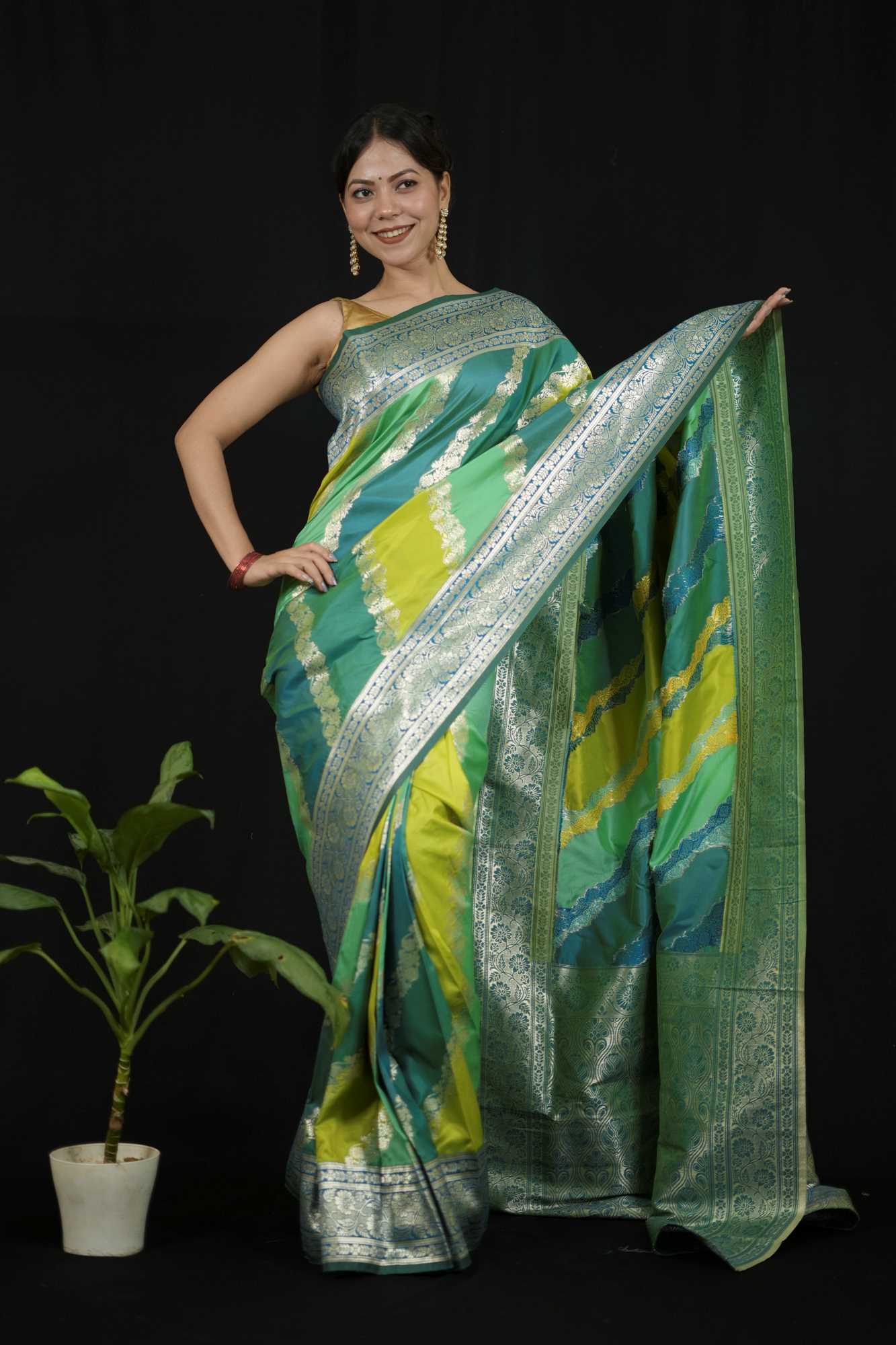 Banarasi ready to wear saree
