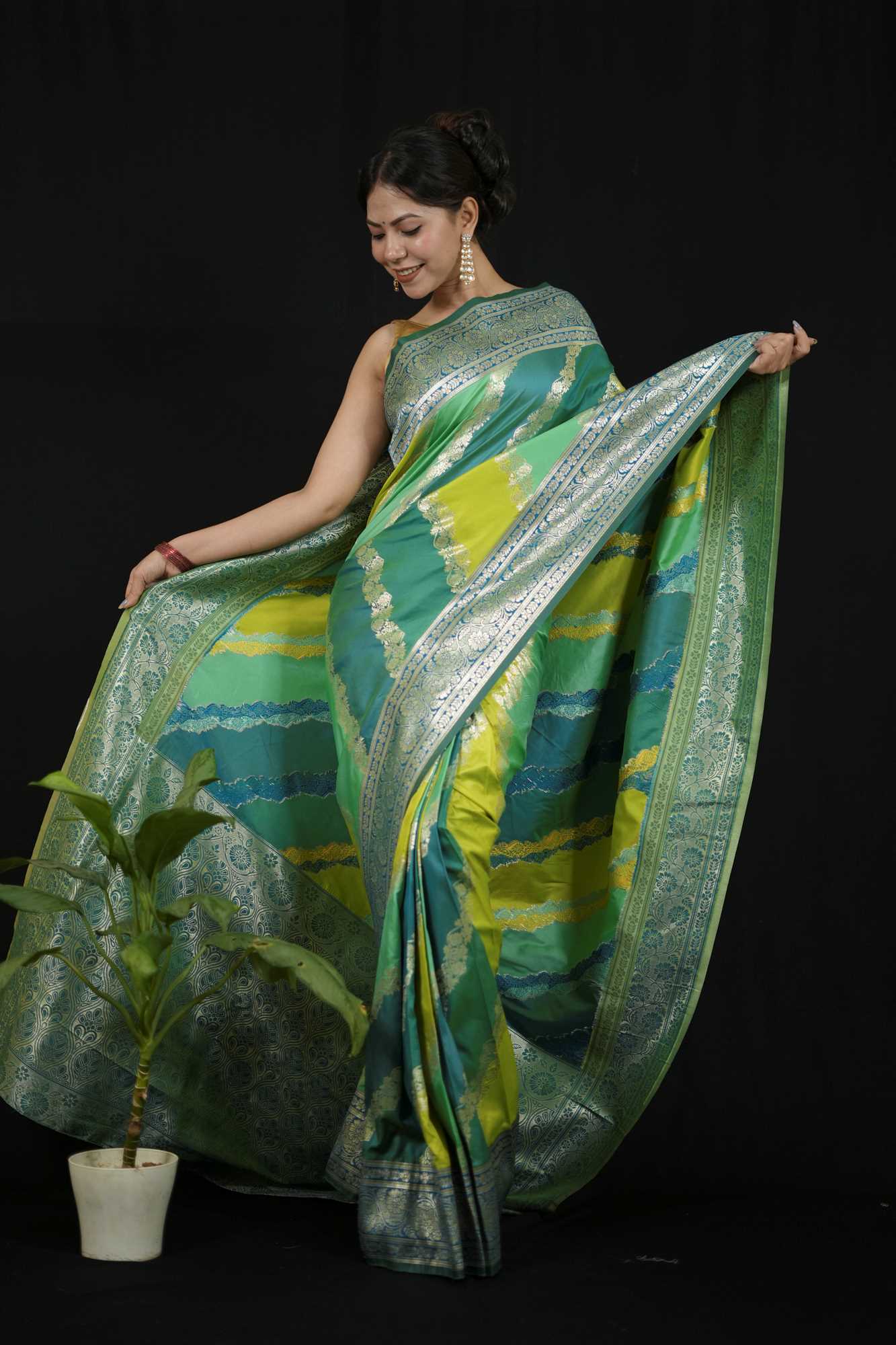 Banarasi ready to wear saree