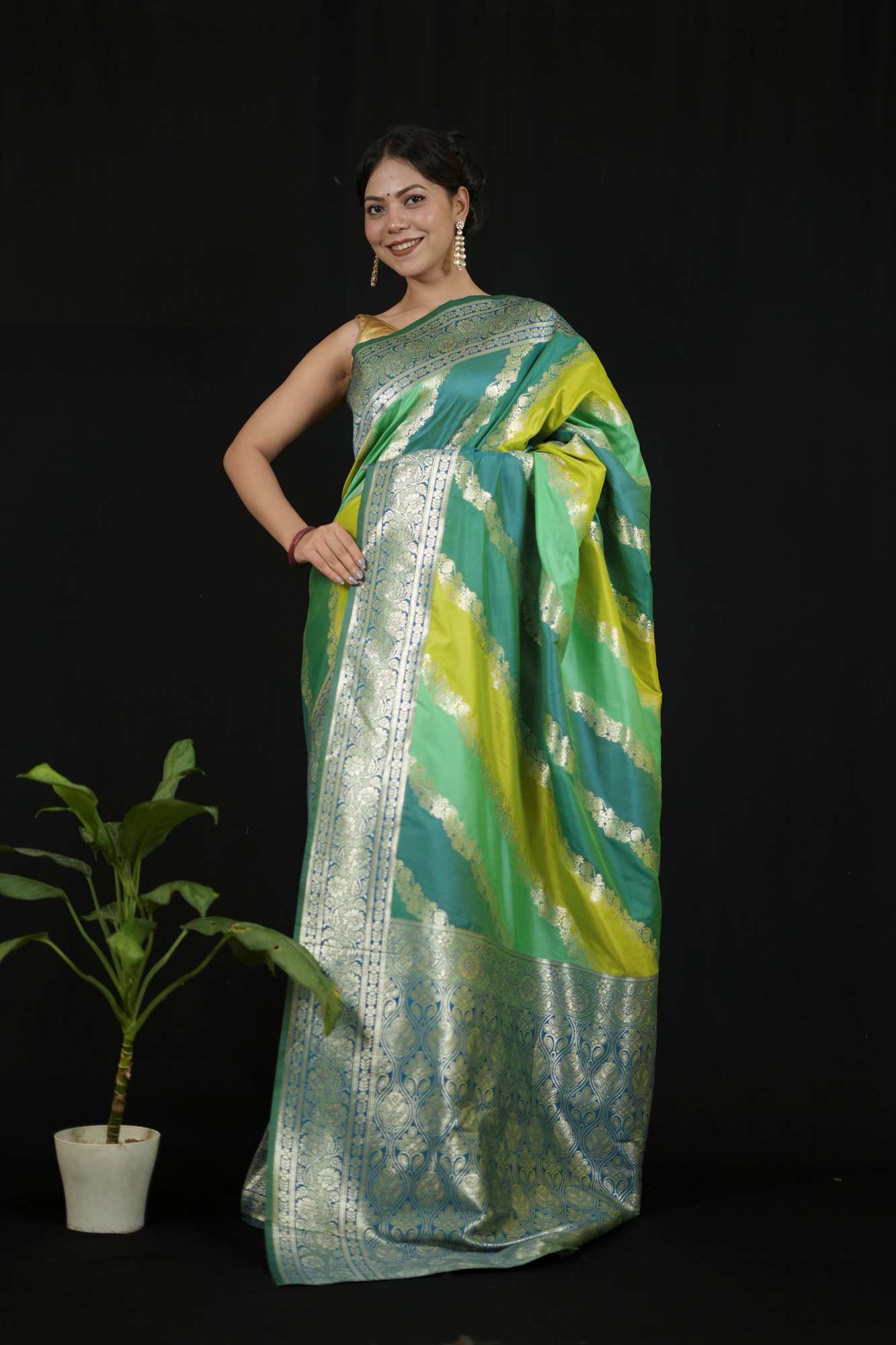 Banarasi ready to wear saree