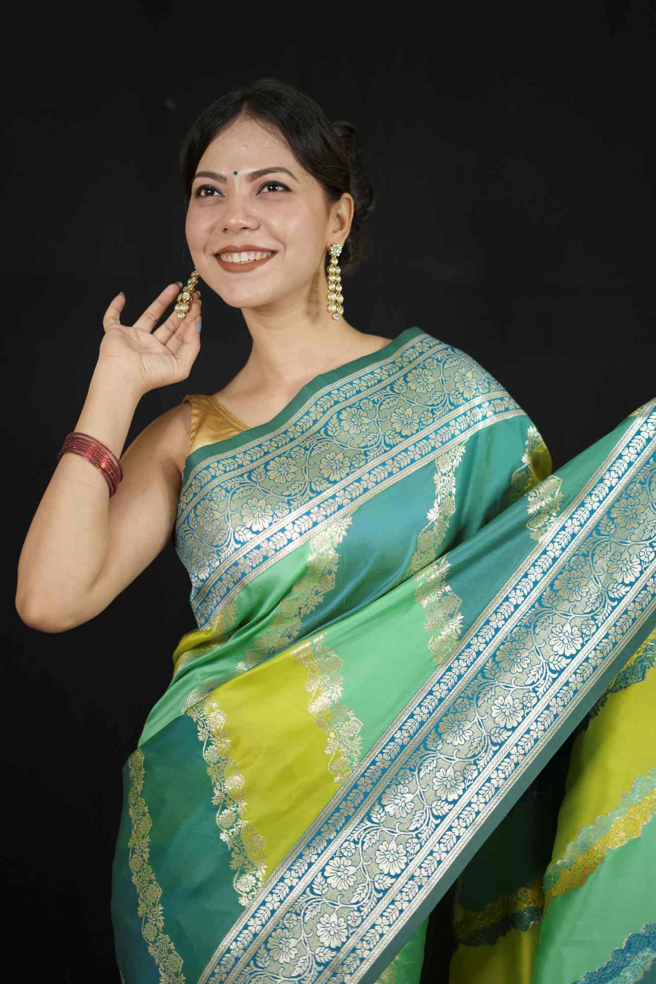 Banarasi ready to wear saree