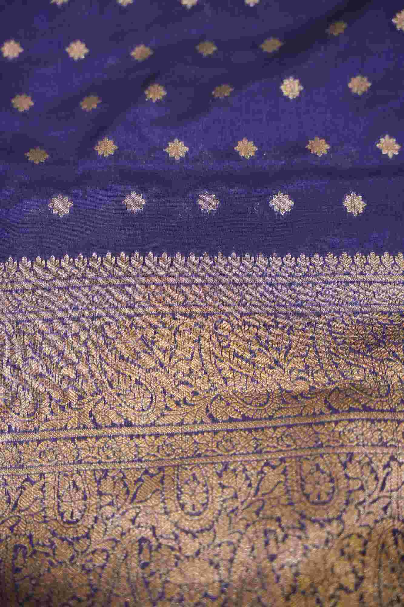 Banarasi with Rich Pallu, Zari Border & Handloom Wrap Ready To Wear Saree