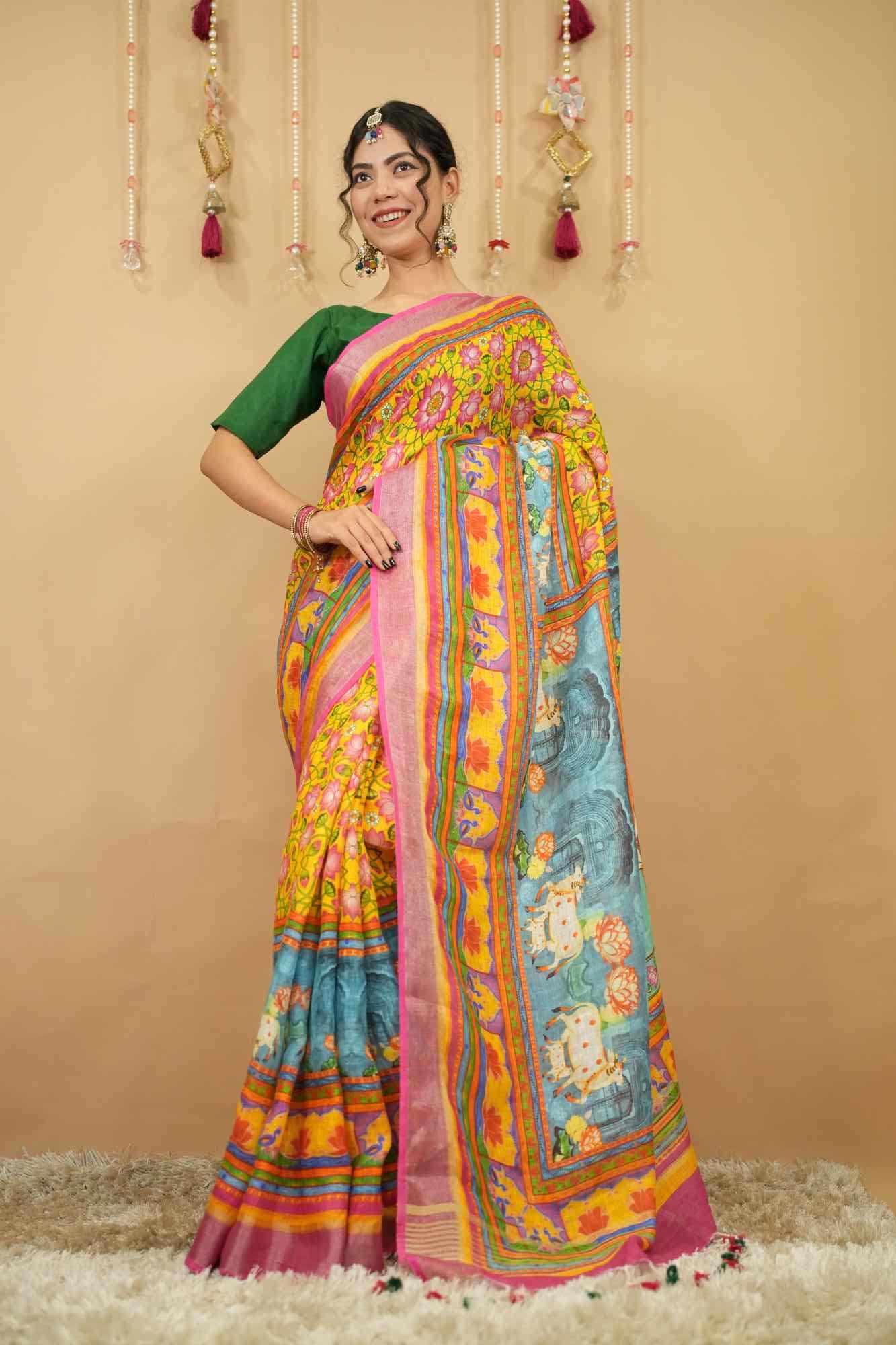 Ready to Wear One Minute Sarees Prestitched Sarees customised Plus Size