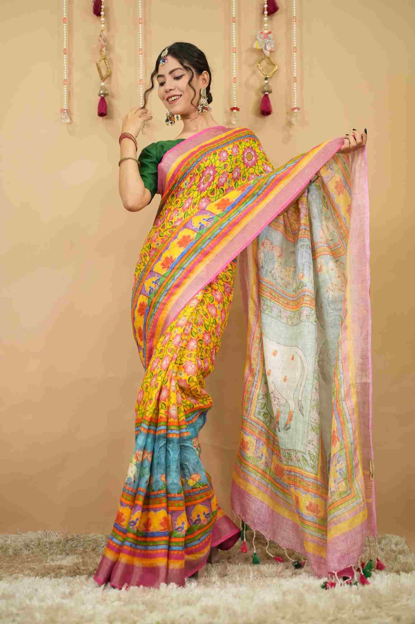 Ready to Wear One Minute Sarees Prestitched Sarees customised Plus Size