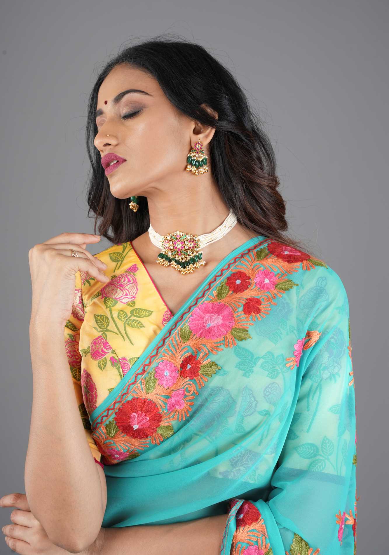 Ready to Wear One Minute Sarees Prestitched Sarees customised Plus Size