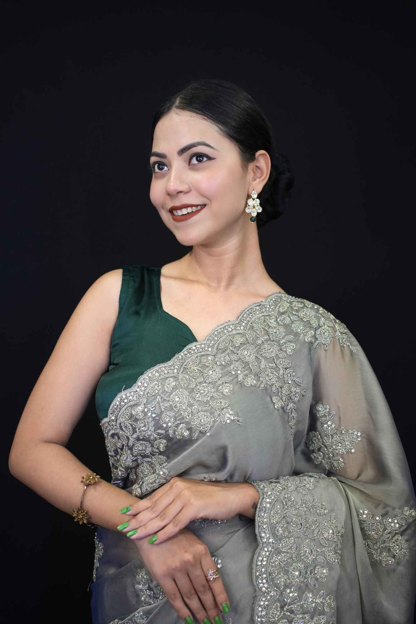 Ready to Wear One Minute Sarees Prestitched Sarees customised Plus Size