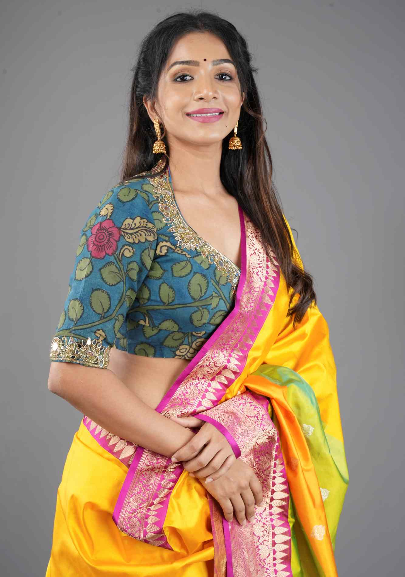 Ready to Wear One Minute Sarees Prestitched Sarees customised Plus Size