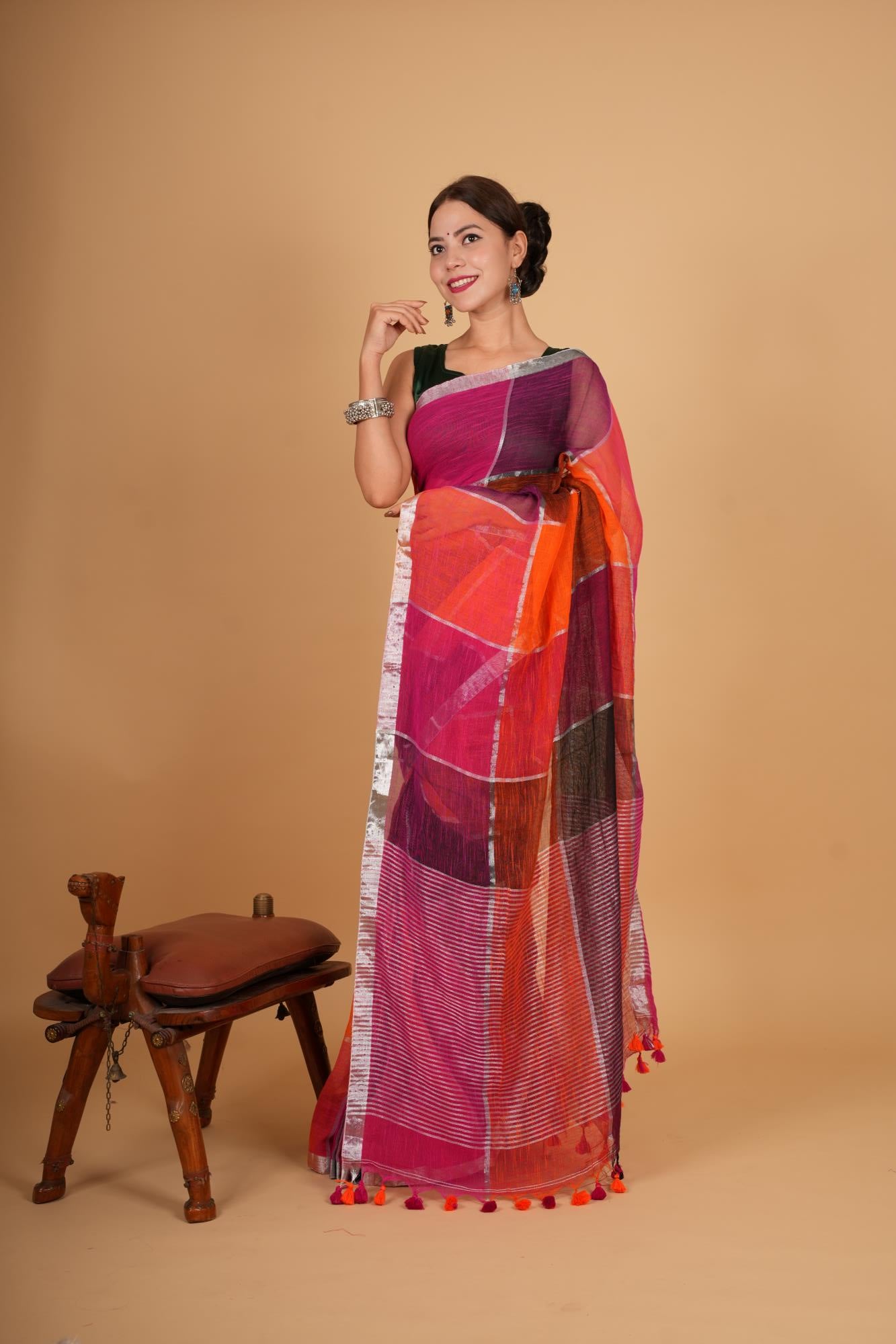 Ready to Wear One Minute Sarees Prestitched Sarees customised Plus Size