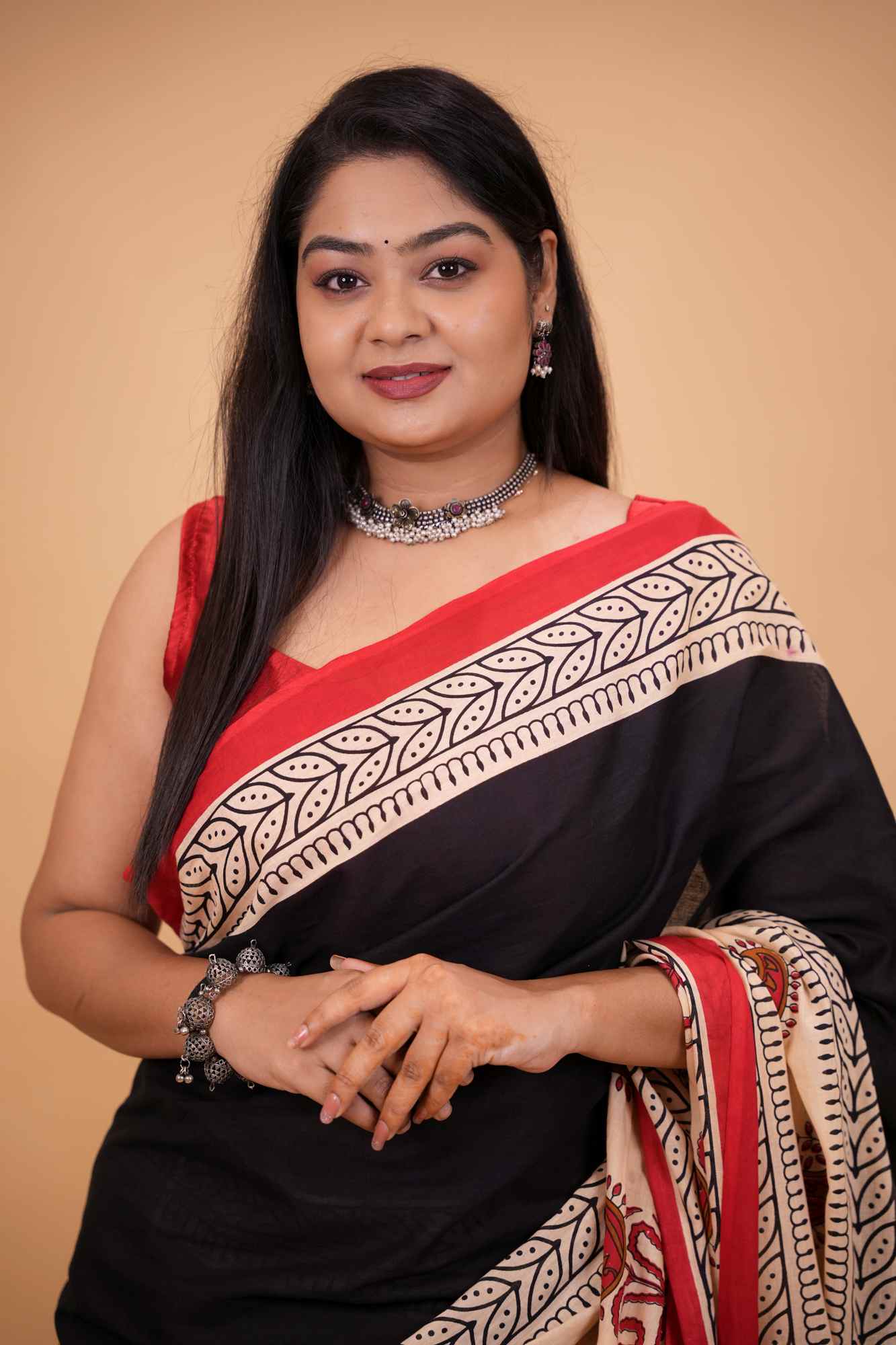 Cotton Jaipuri Ready To Wear Saree