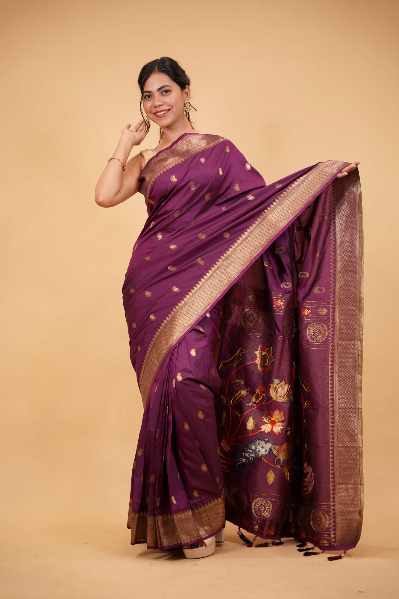 Paithani Ready To Wear Saree