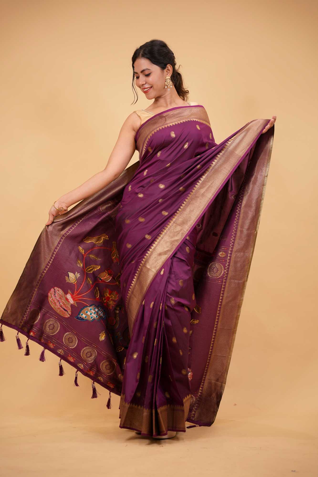 Paithani Ready To Wear Saree