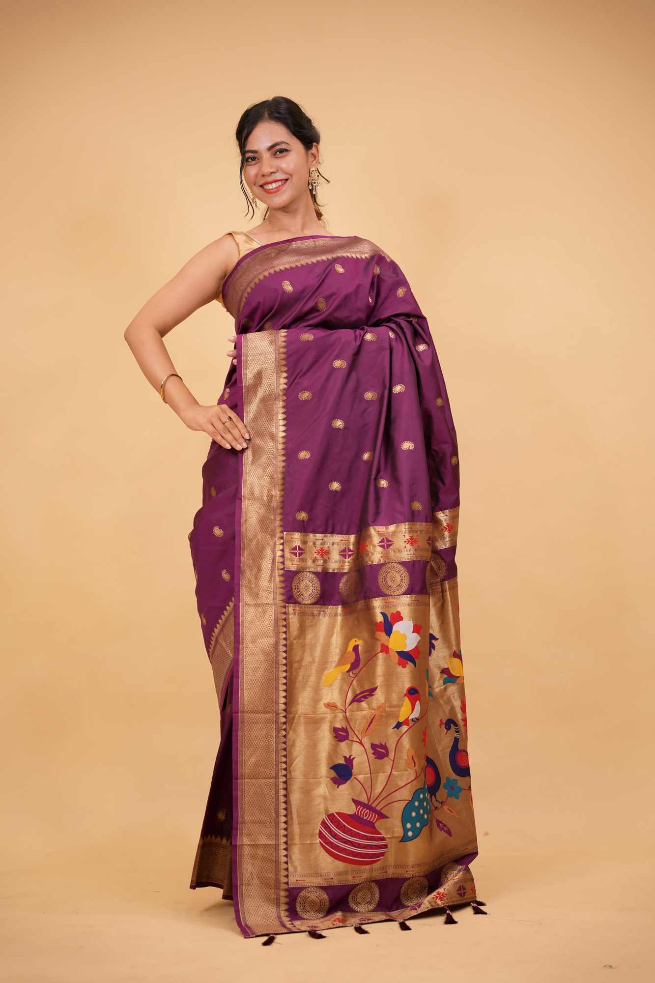Paithani Ready To Wear Saree