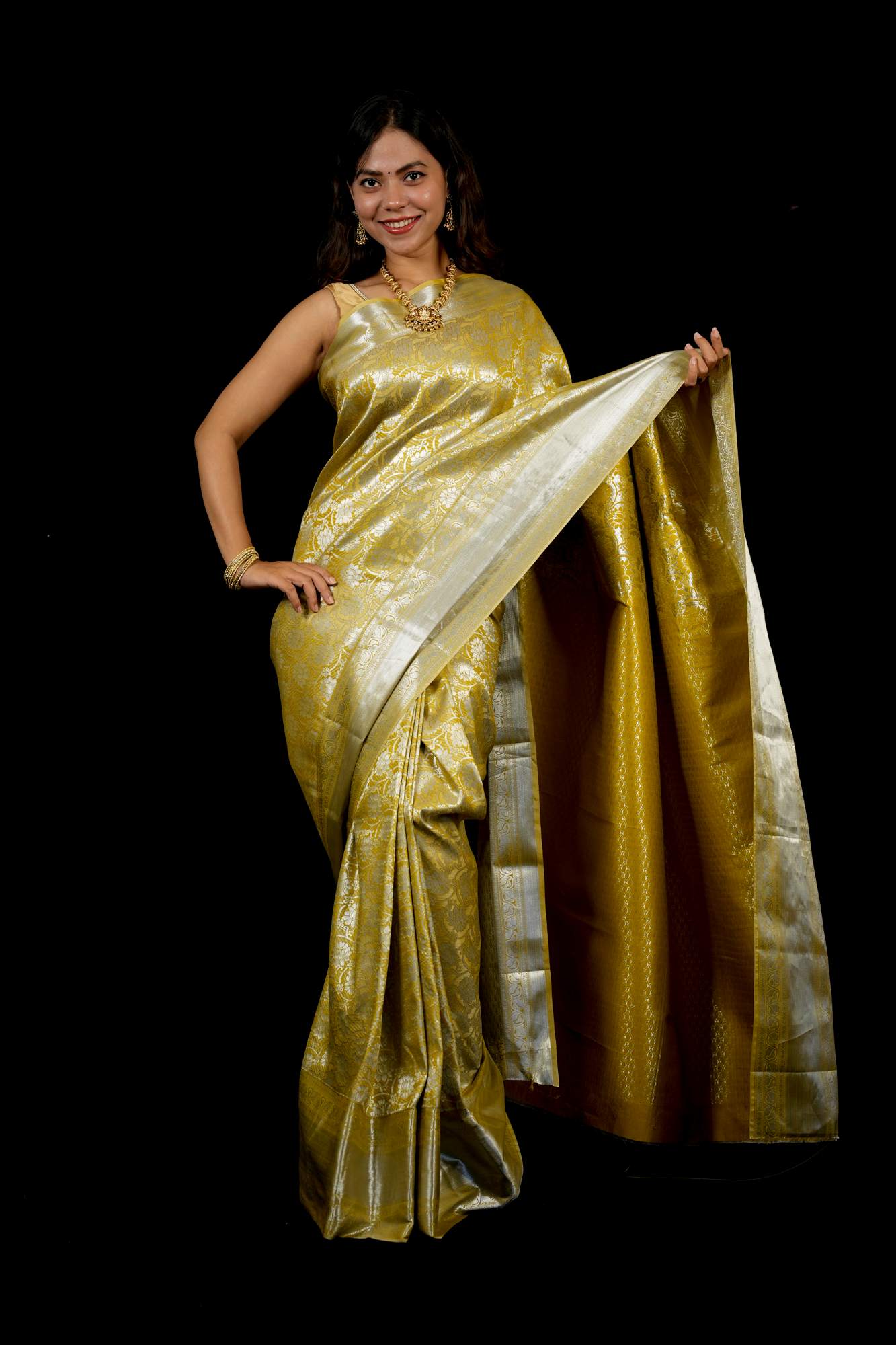 Kanjivaram One Minute saree