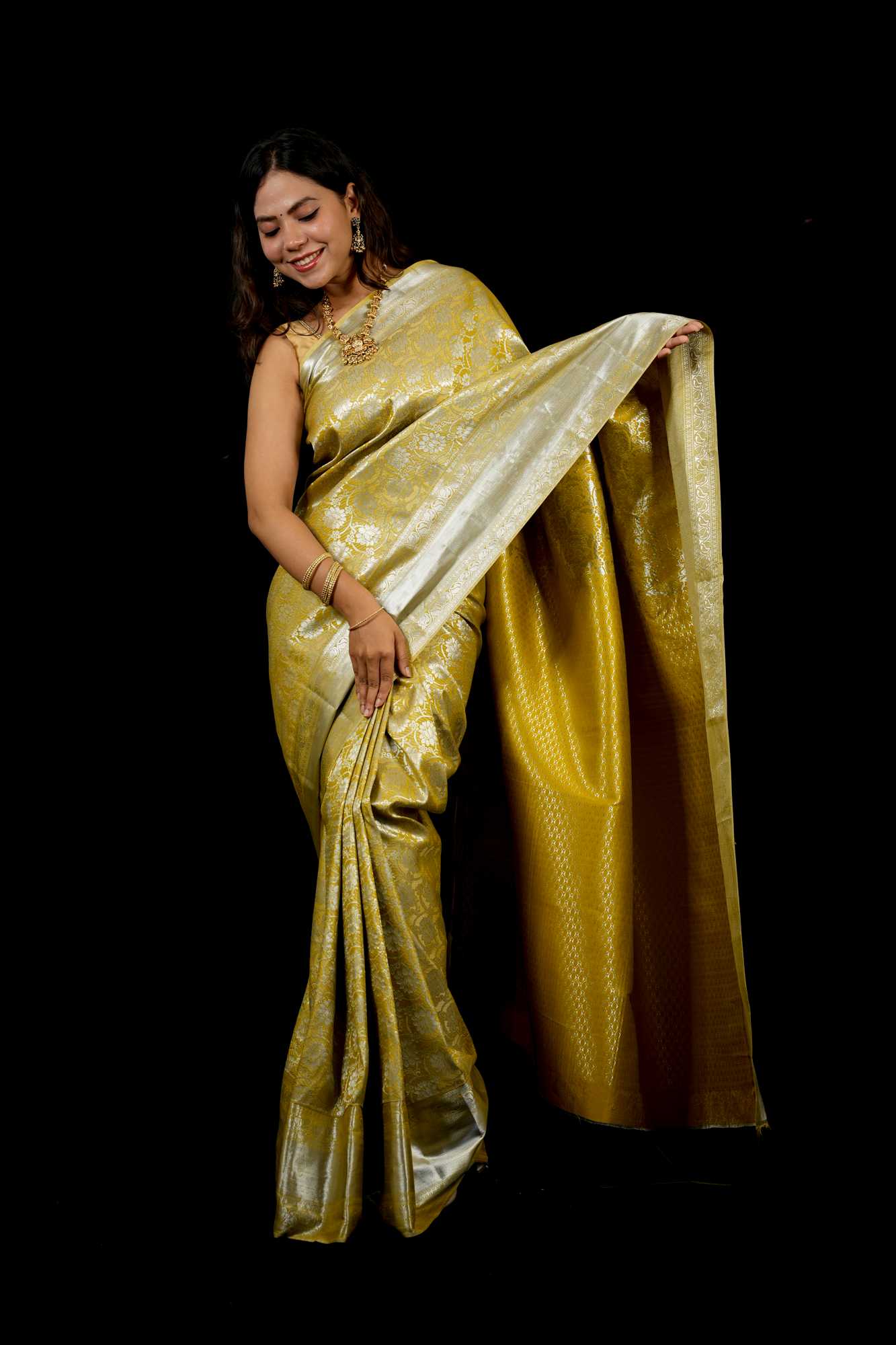 Kanjivaram One Minute saree
