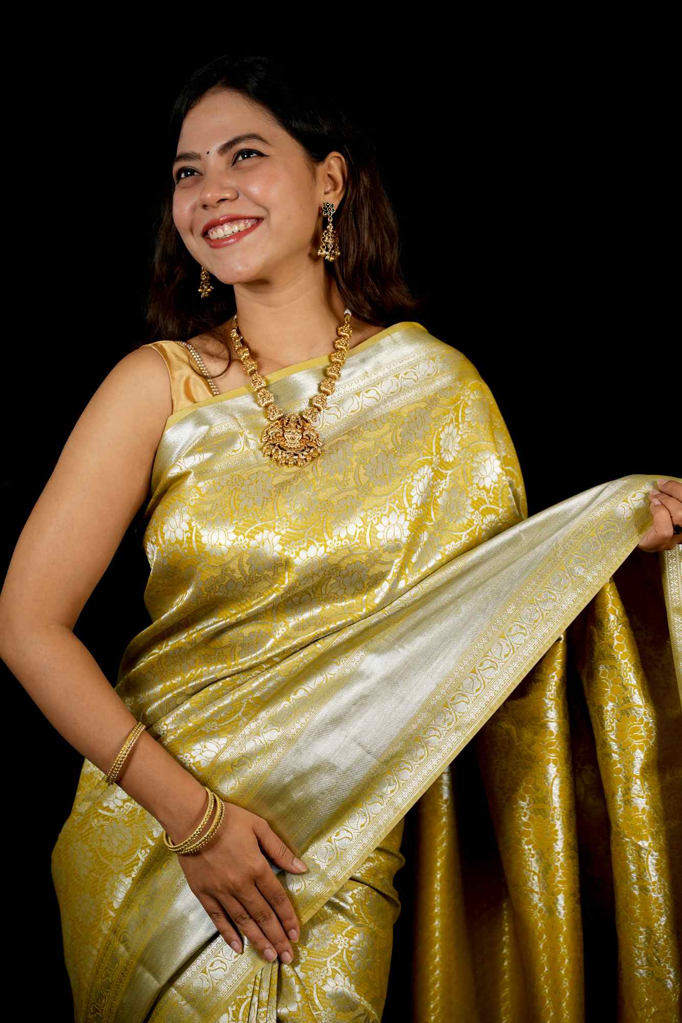Kanjivaram One Minute saree