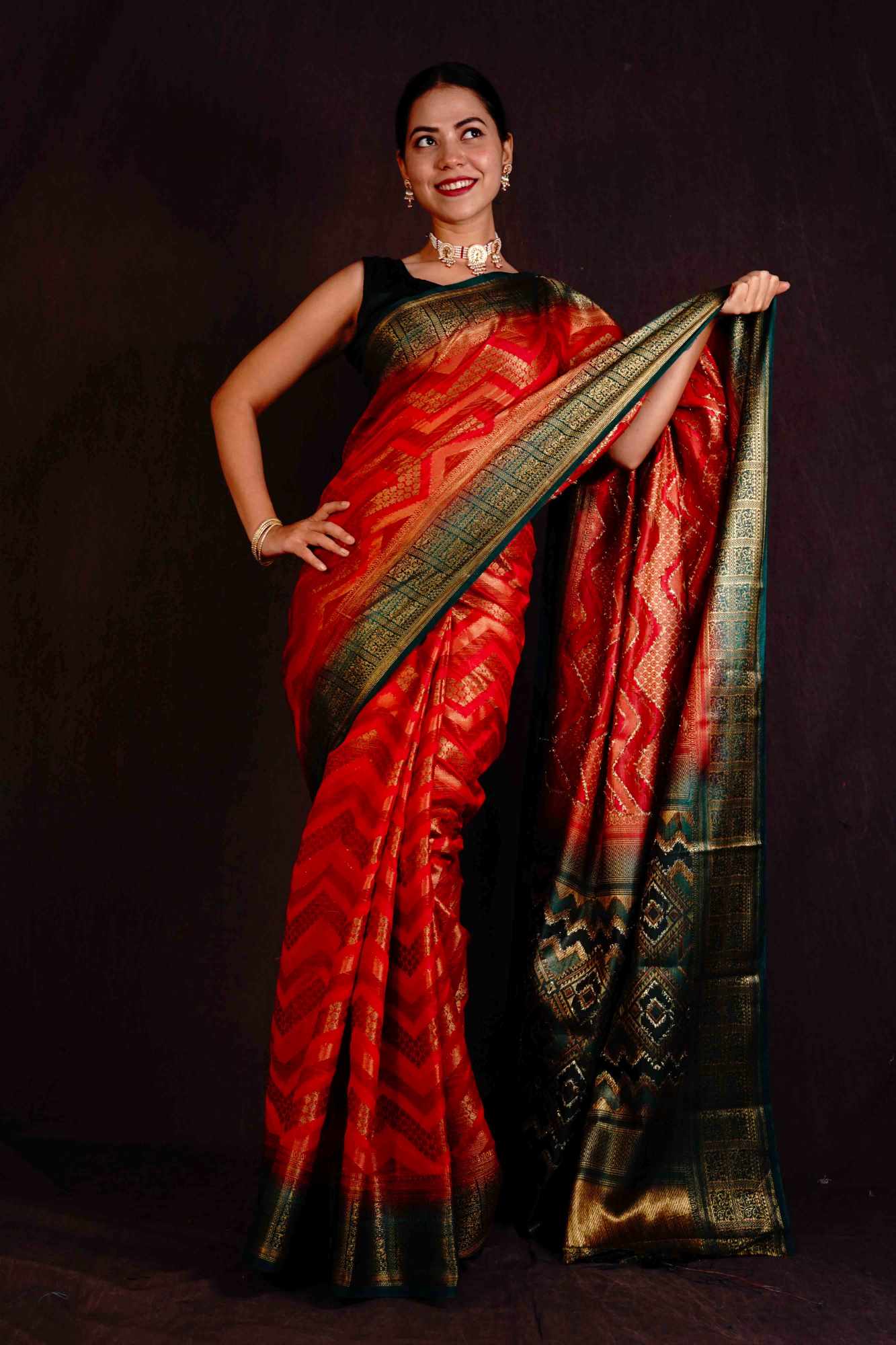 Ready to Wear One Minute Sarees Prestitched Sarees customised Plus Size