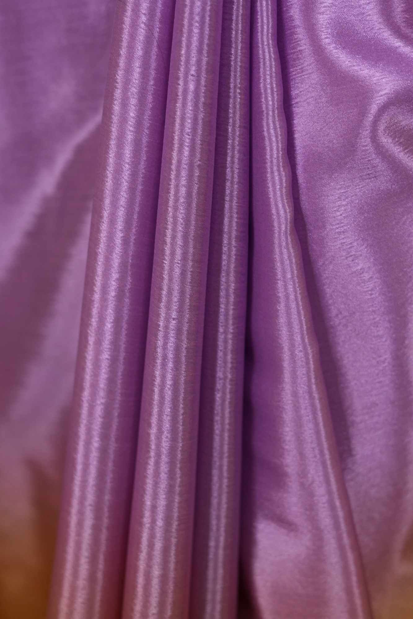 Vibrant Poly Georgette Ombre with Subtle Golden Border Ready To Wear Saree