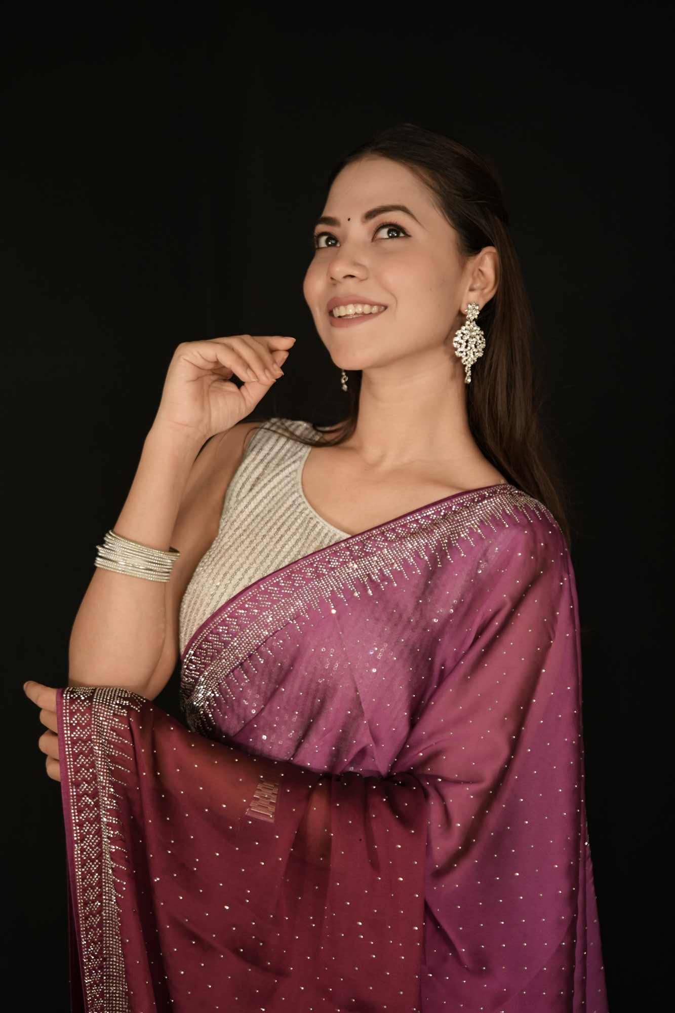 Ready to Wear One Minute Sarees Prestitched Sarees customised Plus Size