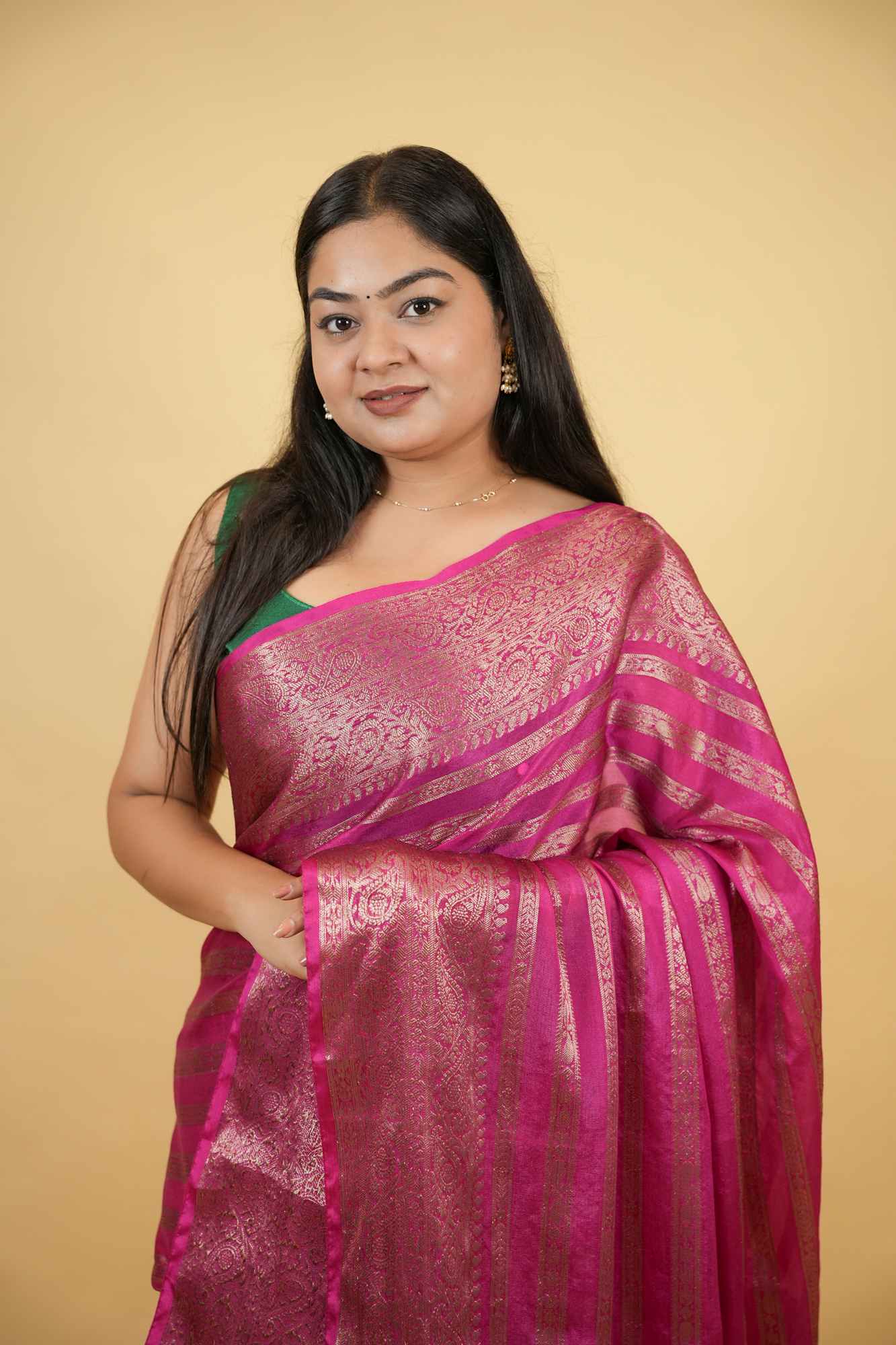 Banarasi Soft Warm Silk Ready To Wear Saree