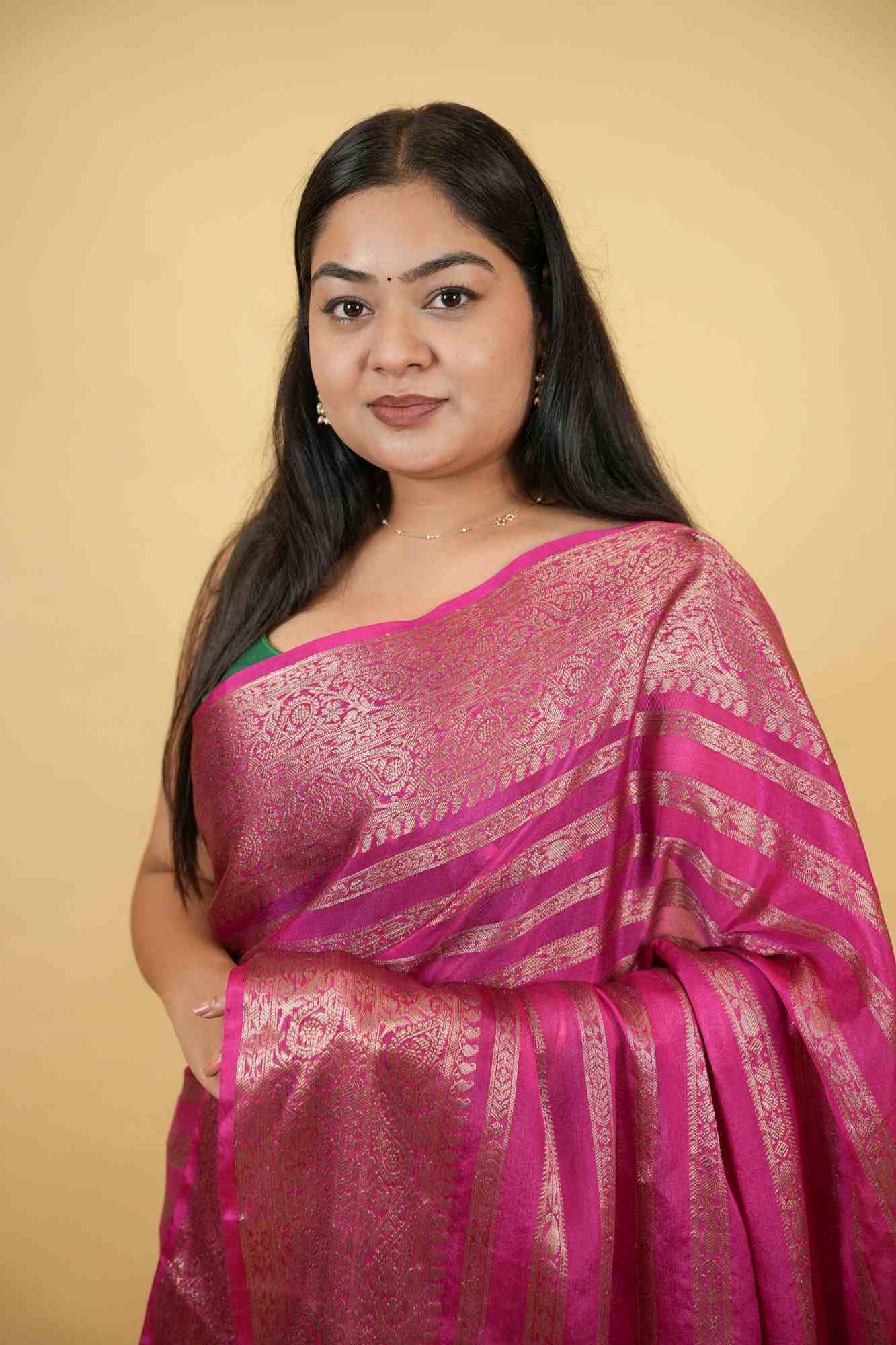 Banarasi Soft Warm Silk Ready To Wear Saree