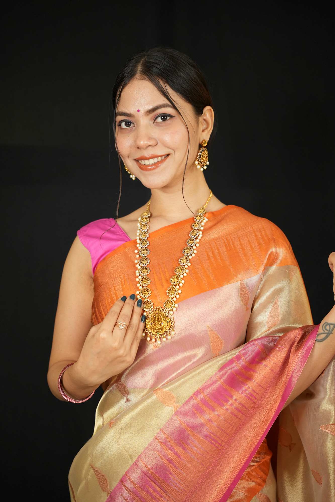 Kanjivaram ready to wear saree for wedding