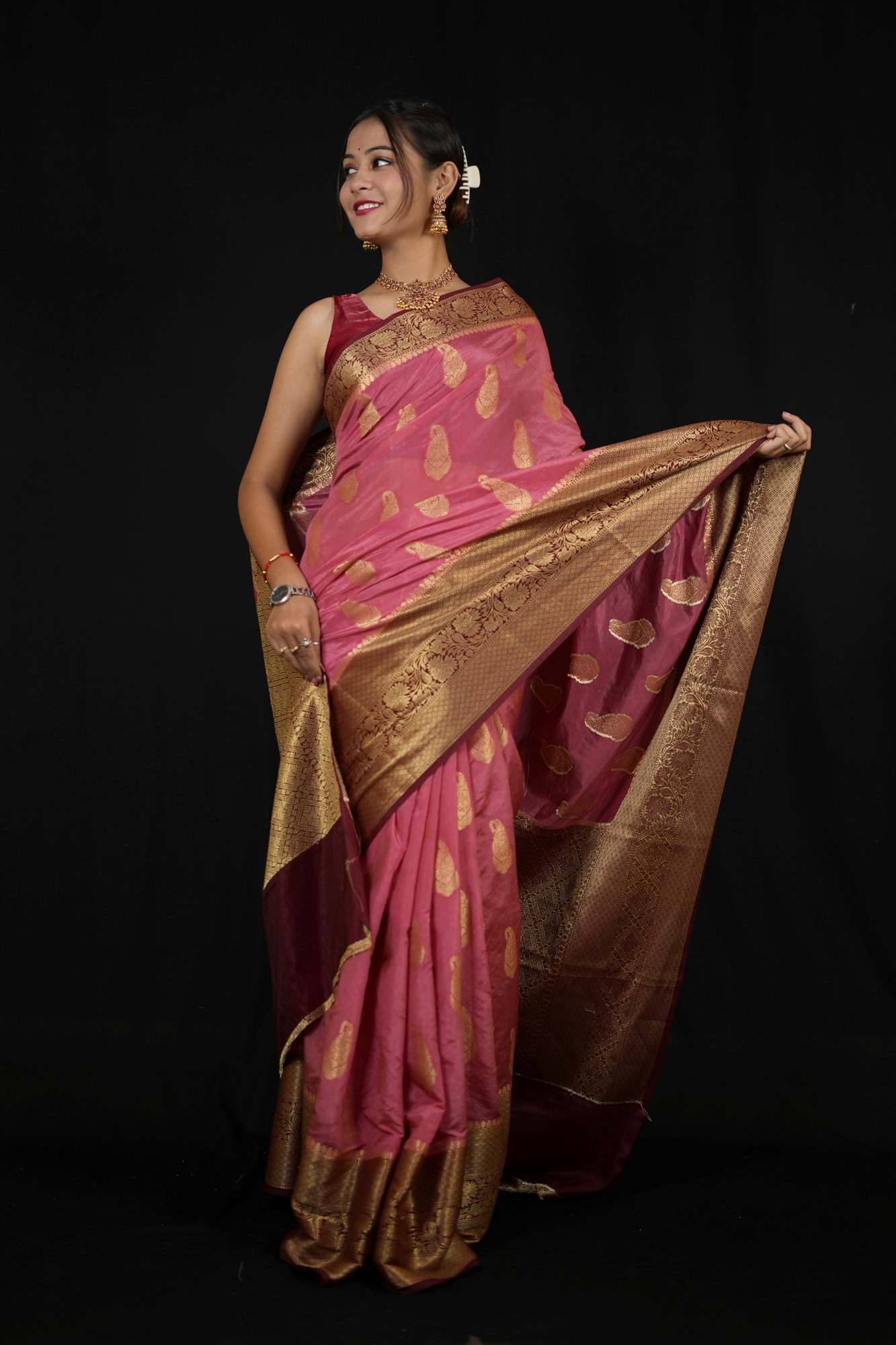 Banarasi ready to wear saree